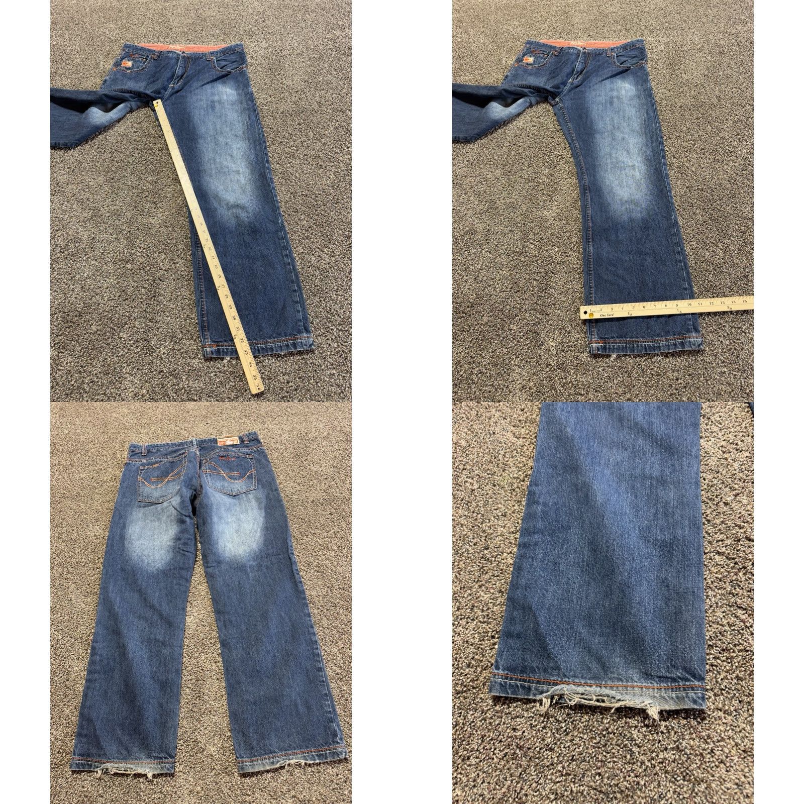 Pepe Jeans VINTAGE Pepe Jeans London Men Jeans Size 40 Blue Denim 40X33 Loose Baggy Size US 40 / EU 56 - 8 Thumbnail