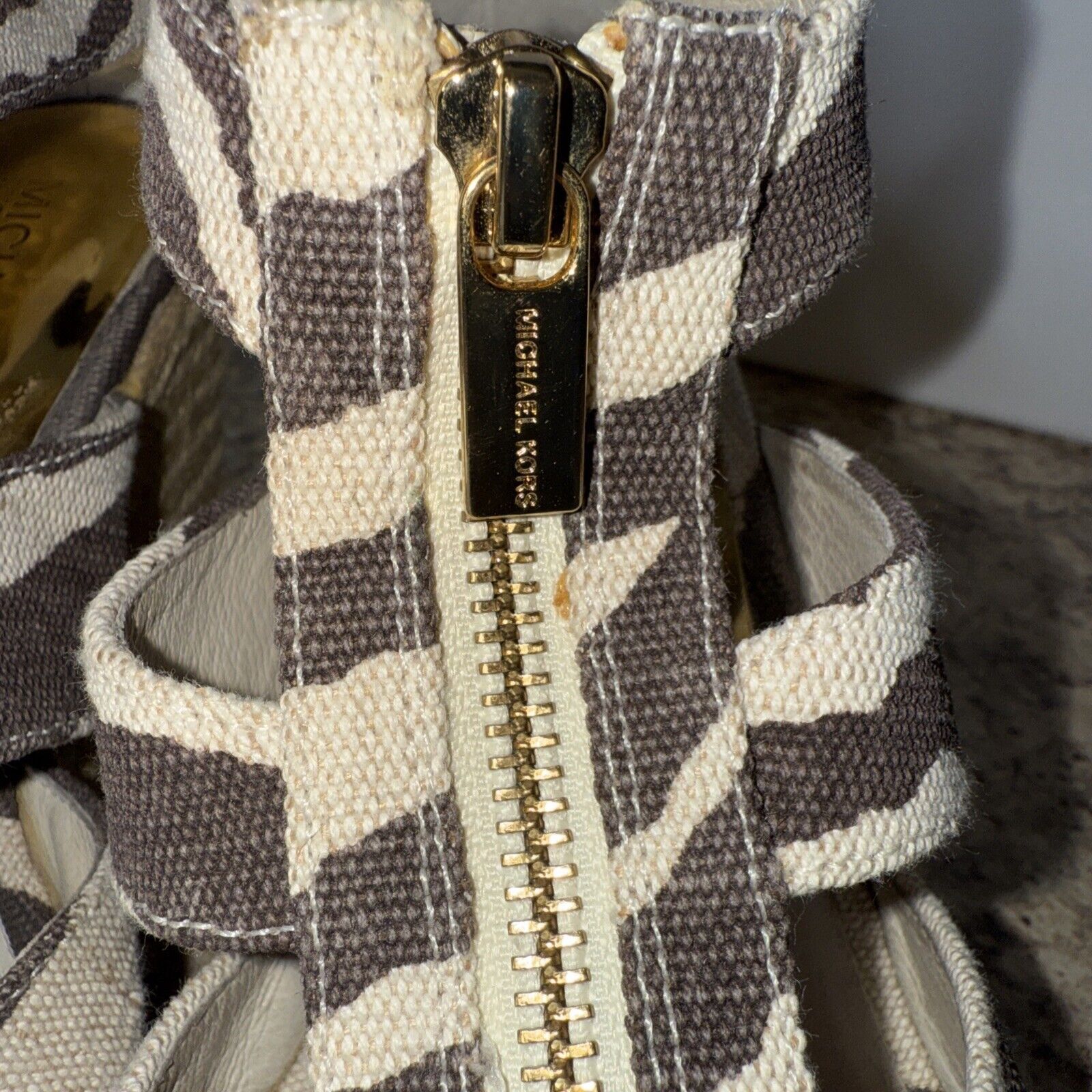 Michael Kors Michael Kors Size 7.5M Berkley Espadrille Wedge Sandal 4" Size US 7.5 / IT 37.5 - 3 Thumbnail