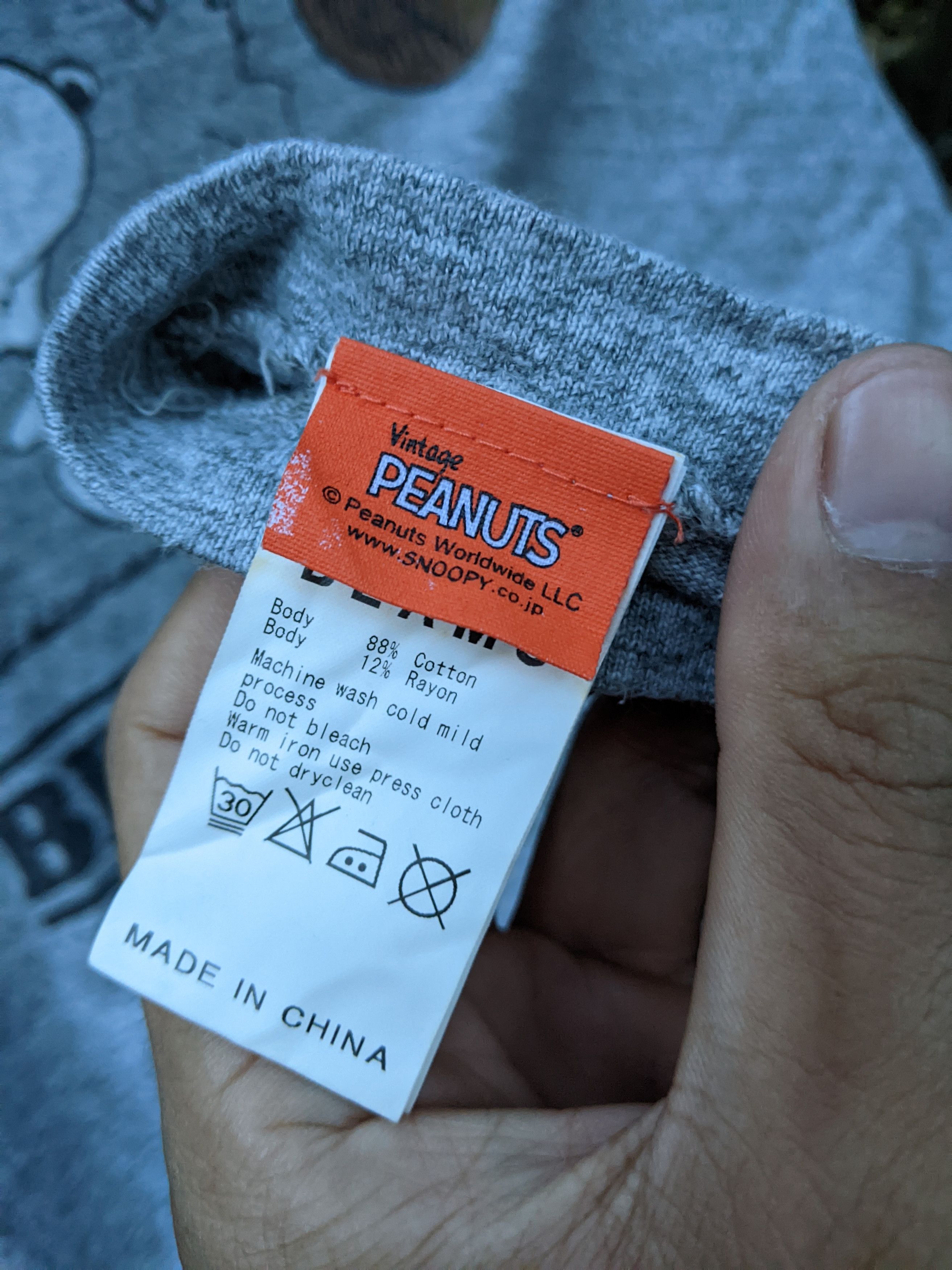 Beams Japan Beams x The Peanuts 40th Anniversary Size US M / EU 48-50 / 2 - 4 Thumbnail