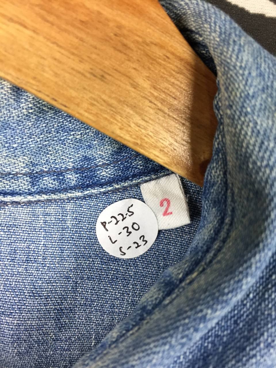 Blue Blue Japan Blue Blue Japan Distressed Sawtooth Western Denim Shirt Size US M / EU 48-50 / 2 - 18 Thumbnail
