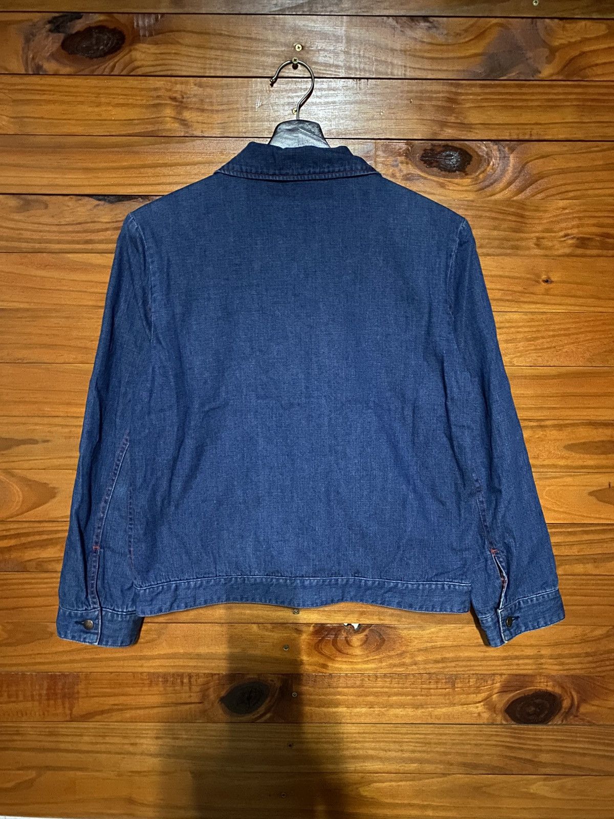 Japanese Brand HOMES’ Japanese Denim Zip Jacket | Indigo Workwear Style Size US S / EU 44-46 / 1 - 15 Thumbnail