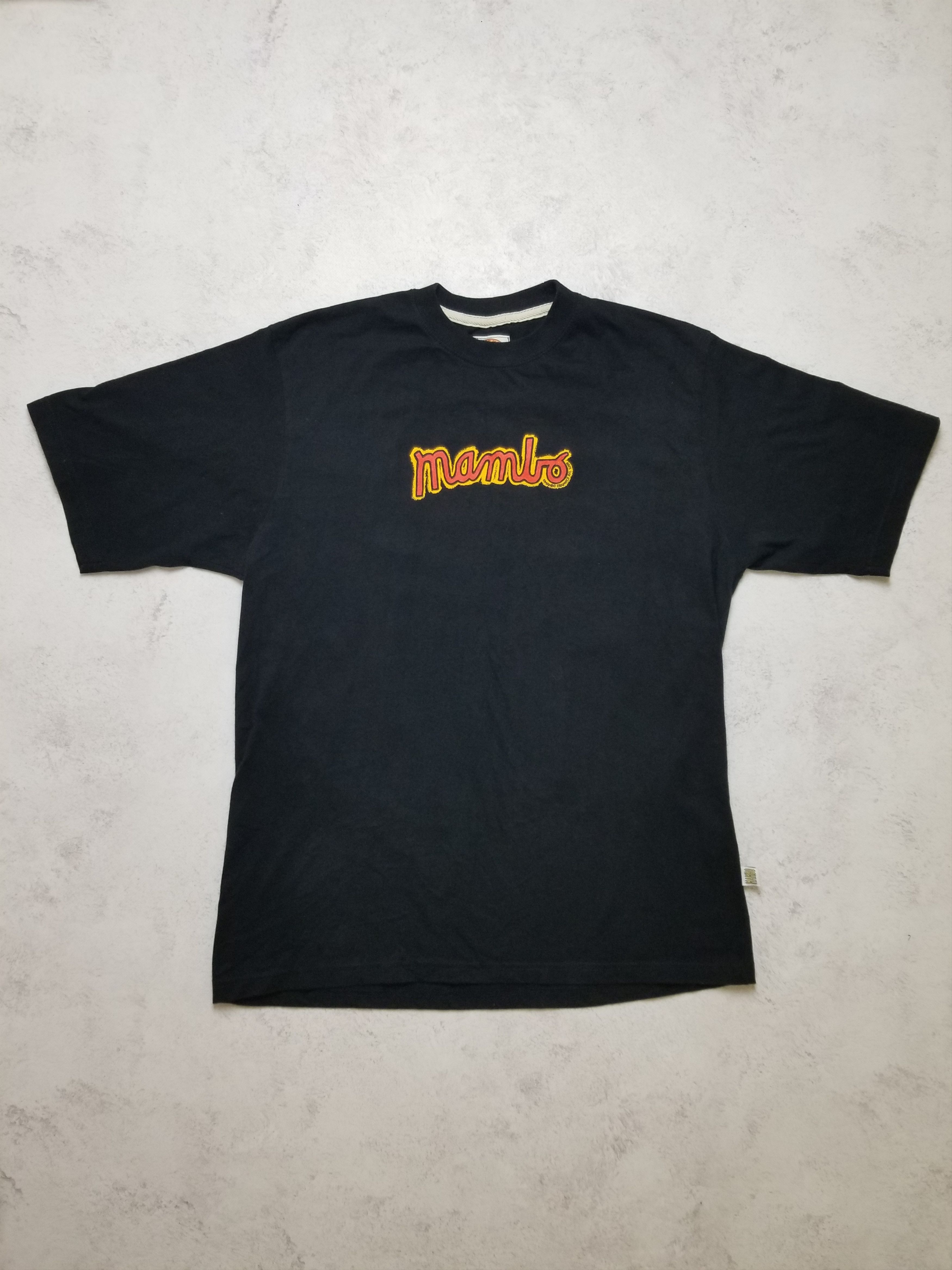 Vintage Mambo 2000 Pope and Bear Black T-shirt Tee
