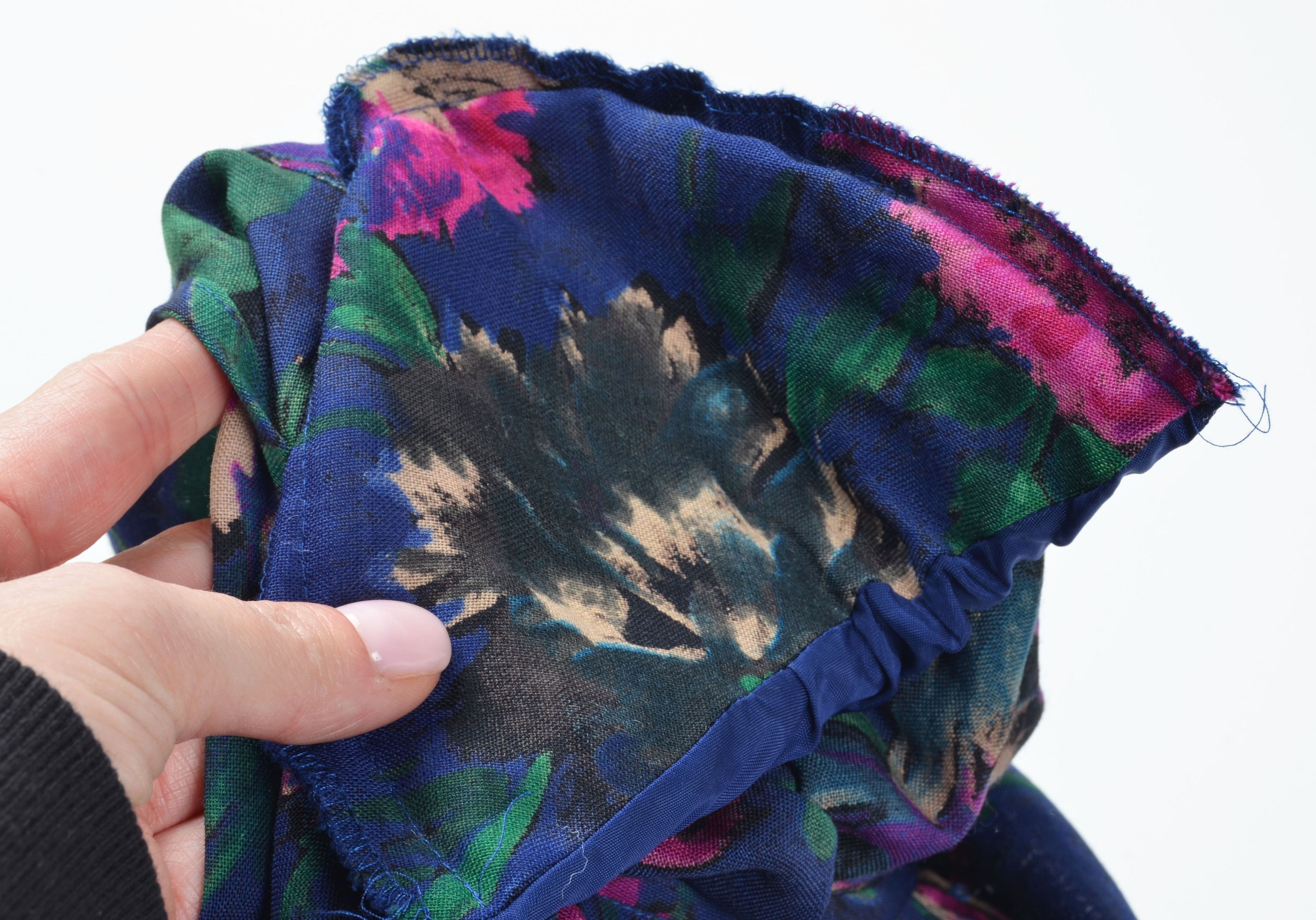 Ungaro Paris Vintage Ungaro Ter Floral Pussy Bow Secretary Midi Dress Size M / US 6-8 / IT 42-44 - 9 Thumbnail