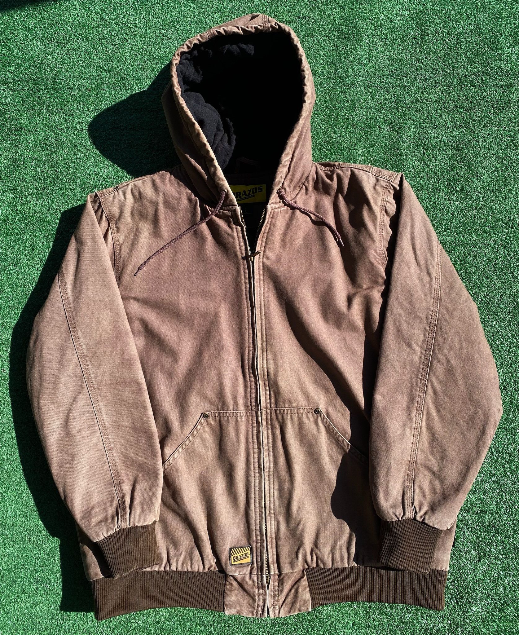 Other Brazos Quilted Lined Chore Distressed Jacket Brown XL Size US XL / EU 56 / 4 - 1 Thumbnail
