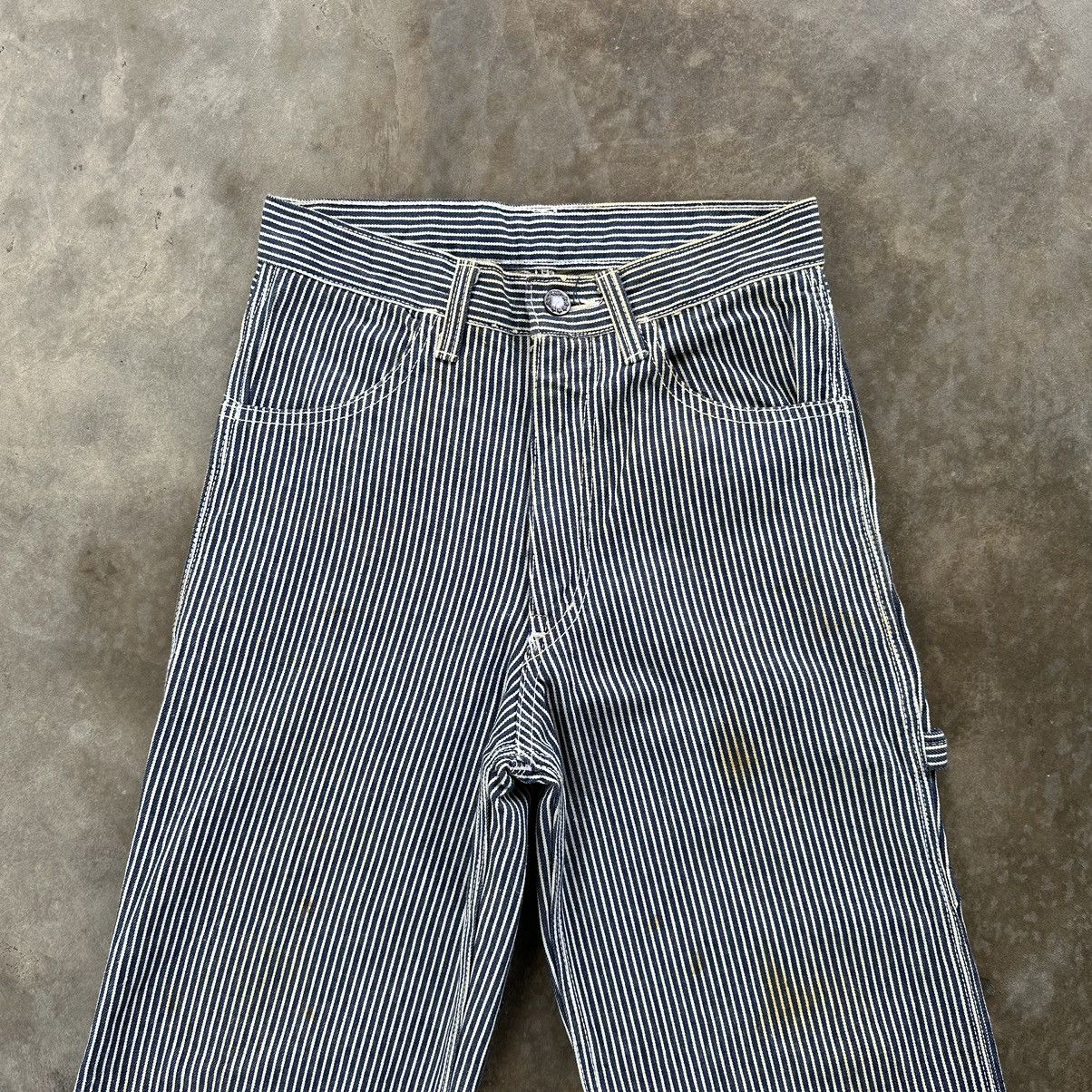 Japanese Brand Vintage Japanese Rusty Japan Stripe Trouser Flare Pant Size 25" / US 0 / IT 36 - 3 Thumbnail