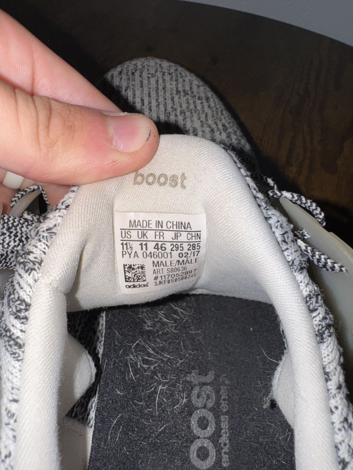 Adidas ULTRABOOST 3.0 “Oreo” Size US 11.5 / EU 44-45 - 7 Thumbnail