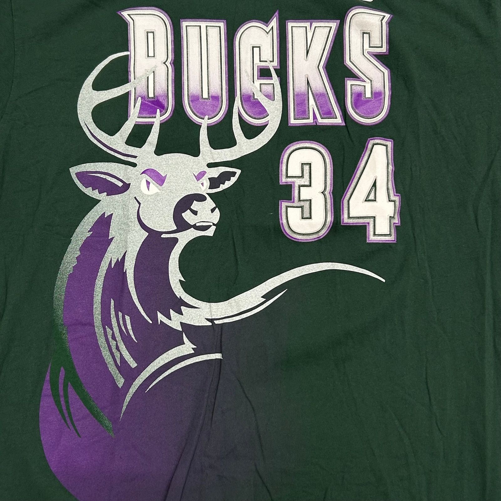 Mitchell & Ness Milwaukee Bucks Ray Allen Mitchell & Ness green Tee XXL Size US XXL / EU 58 / 5 - 6 Thumbnail