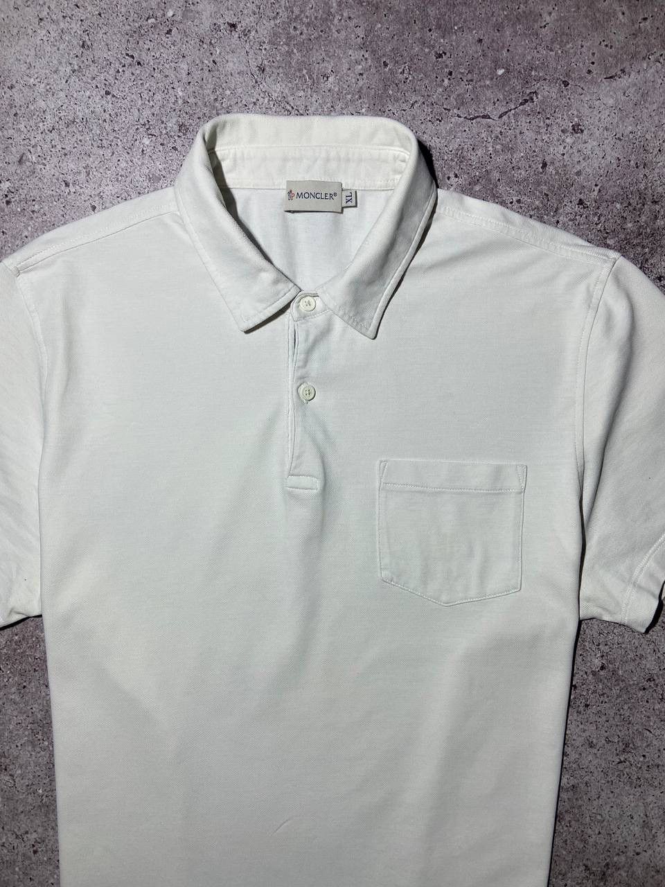 Moncler Men’s Moncler white polo T-shirt premium cotton Size XL Size US XL / EU 56 / 4 - 2 Thumbnail