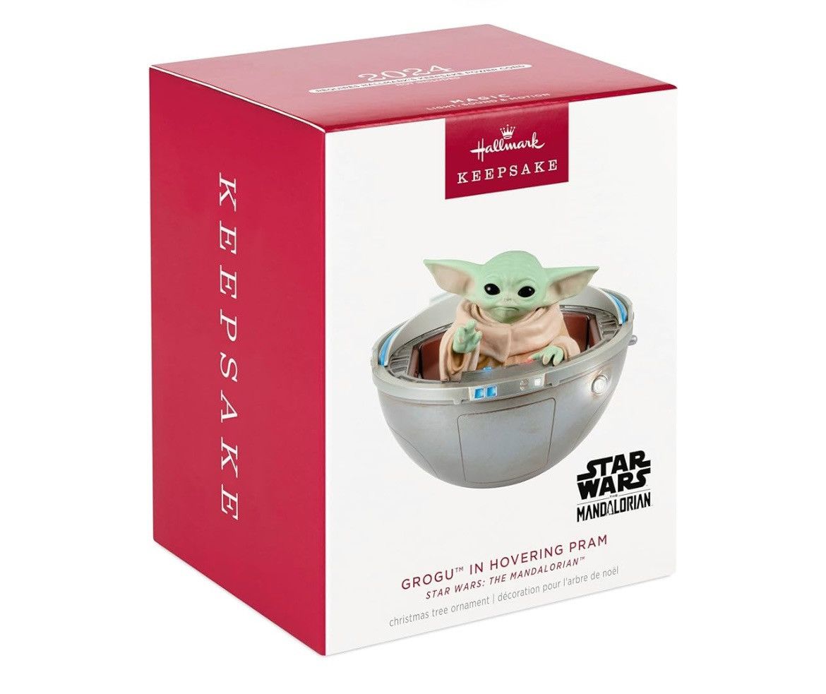 Star Wars Hallmark Keepsake Grogu in Hovering Pram Ornament 2024 Size ONE SIZE - 3 Thumbnail