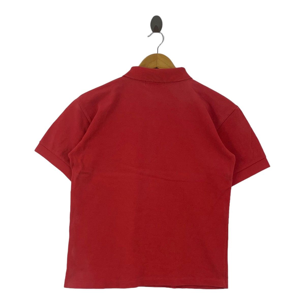 Vintage Vintage HORIZN WEST STUDIO Plain Red Polo Size M / US 6-8 / IT 42-44 - 3 Thumbnail
