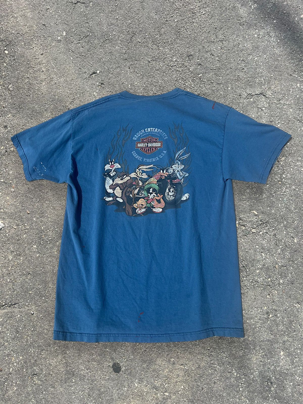 Harley Davidson True Vintage 90s Harley Davidson Looney Tunes Size US L / EU 52-54 / 3 - 2 Thumbnail