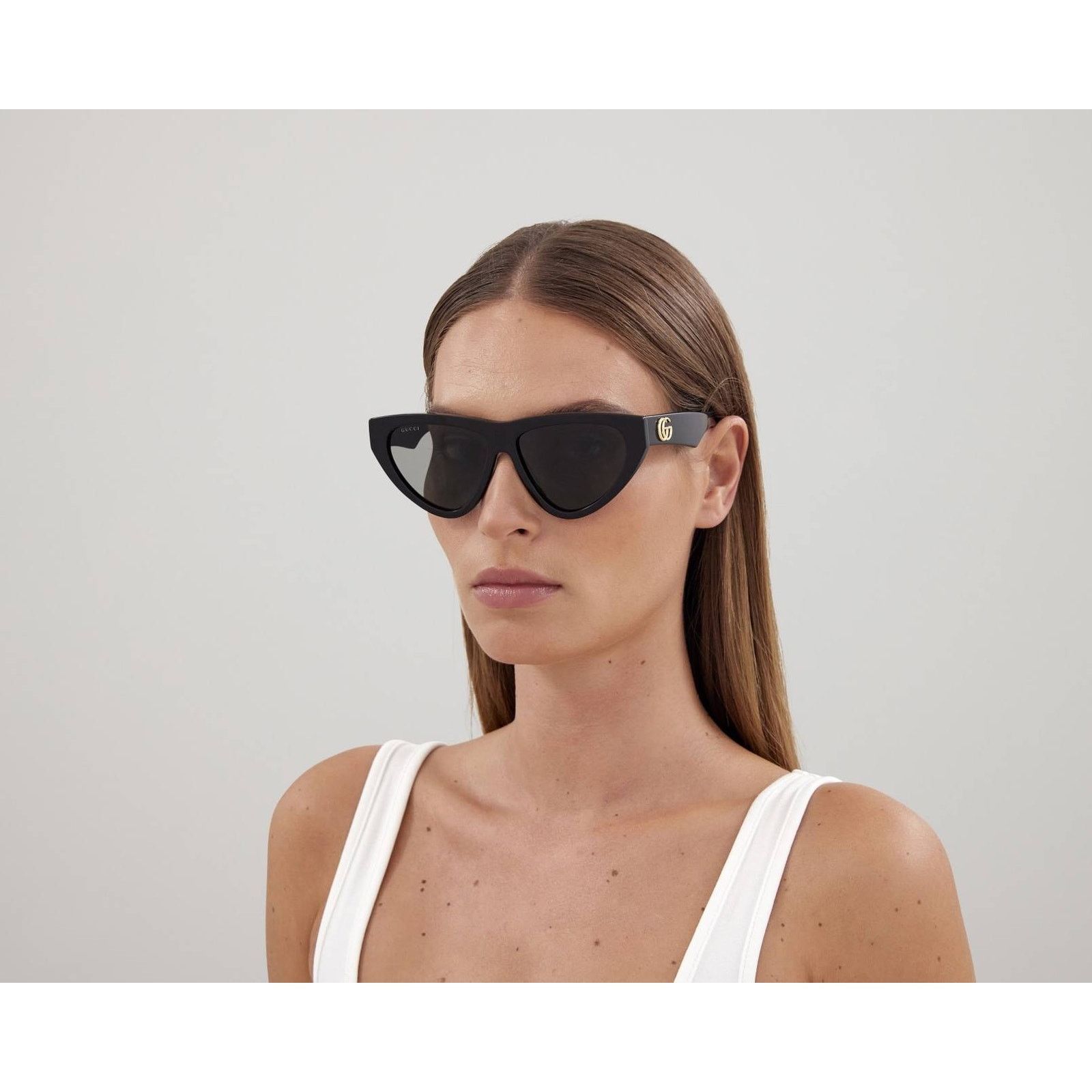 Gucci NEW Gucci Sunglasses GG1333S 001 Black Grey Women Authentic Size ONE SIZE - 10 Thumbnail