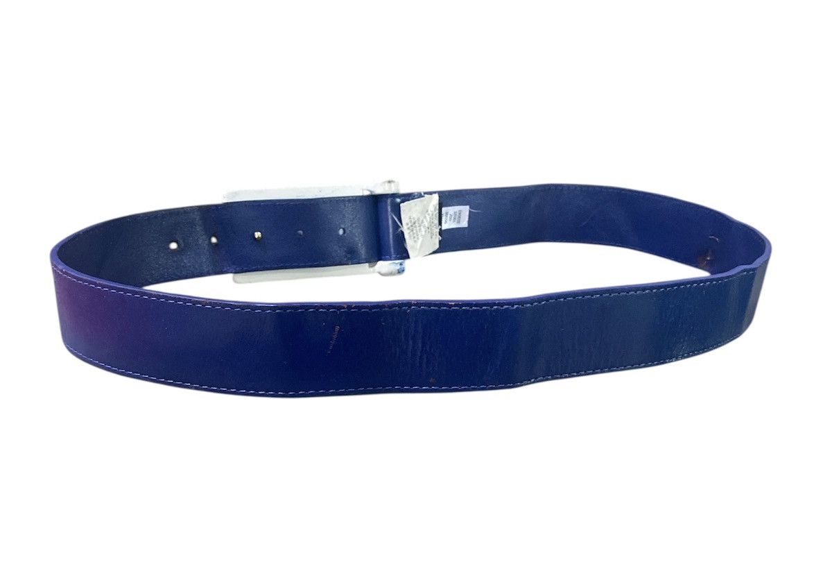 Oakley Oakley Elipse Y2K Leather Blue Belt Size 36 - 4 Thumbnail