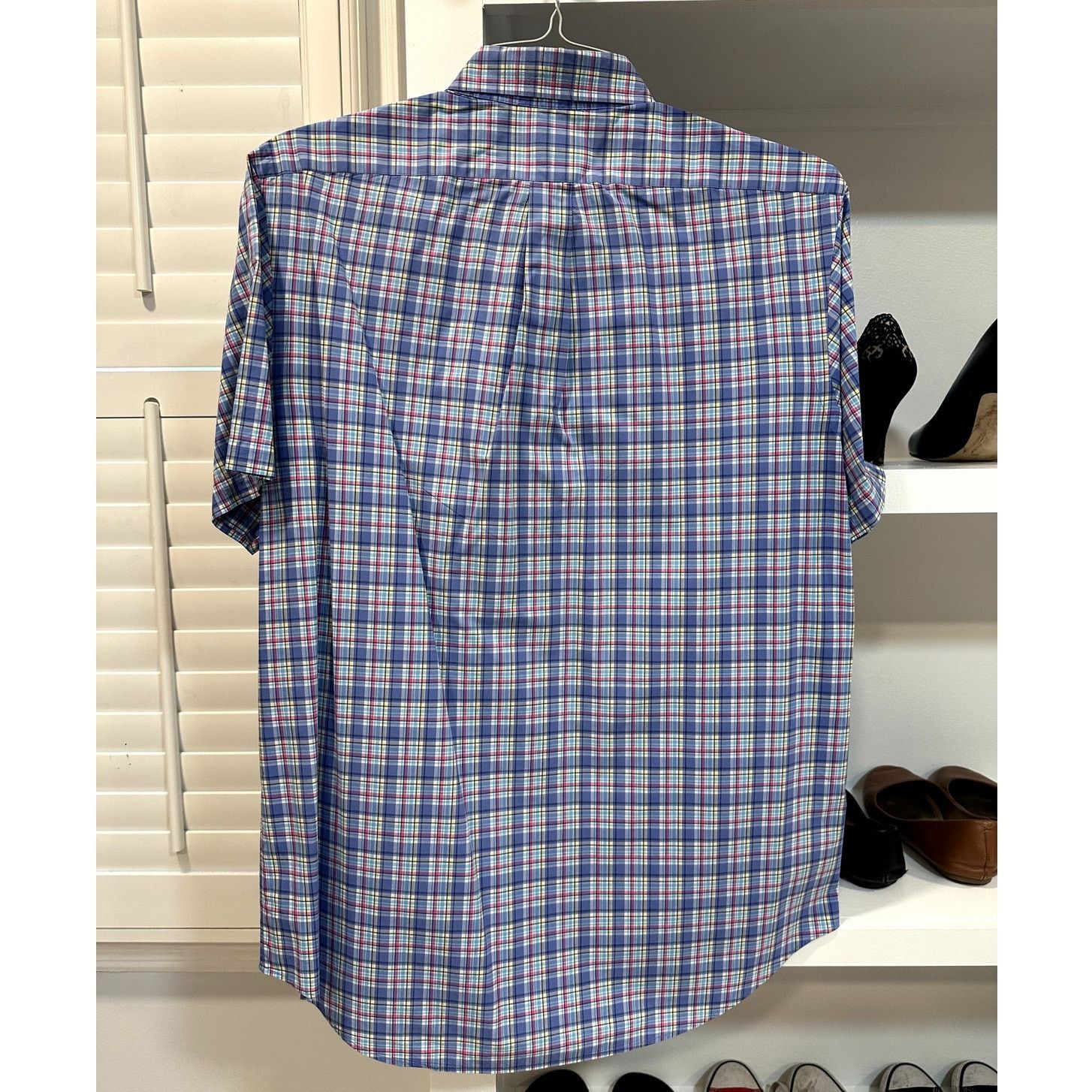 Ralph Lauren Ralph Lauren VTG Blue Multi Plaid Button Down Cotton Shirt L Size US L / EU 52-54 / 3 - 4 Thumbnail
