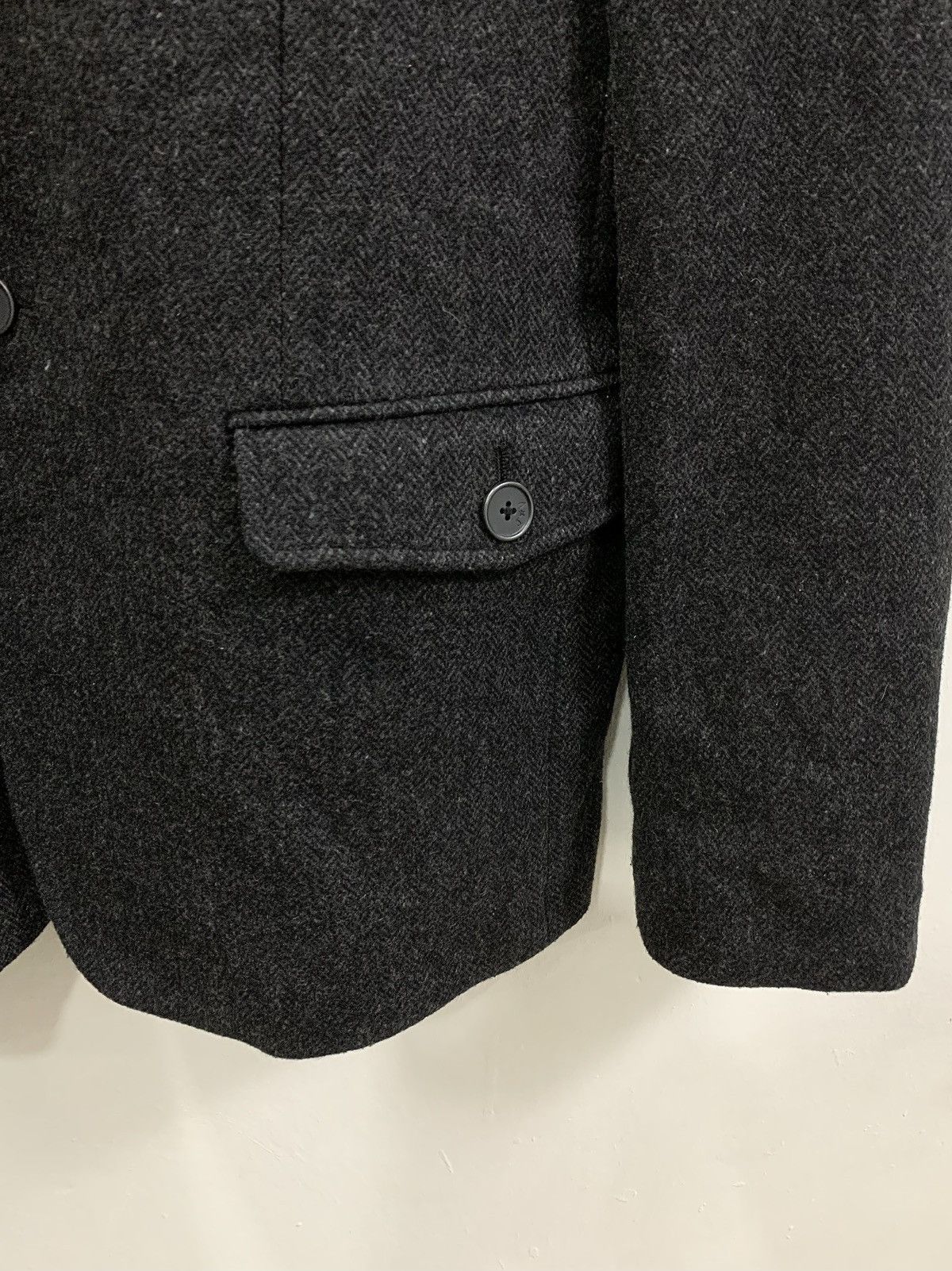 John Varvatos JOHN VARVATOS “SKULL” HERRINGBONE COAT JACKET Size US L / EU 52-54 / 3 - 13 Thumbnail