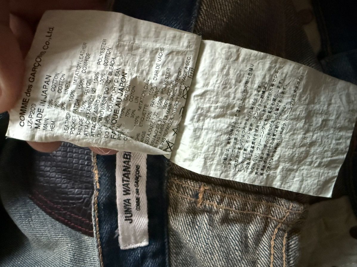 Comme des Garcons Junya watanabe Comme des garcons Patchwork pants Size US 30 / EU 46 - 10 Thumbnail