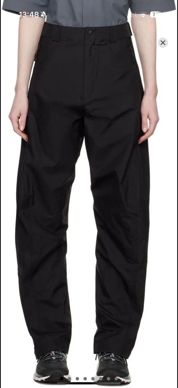 Hyein Seo Black Shell Pants Fw22, Men's (Size 35)