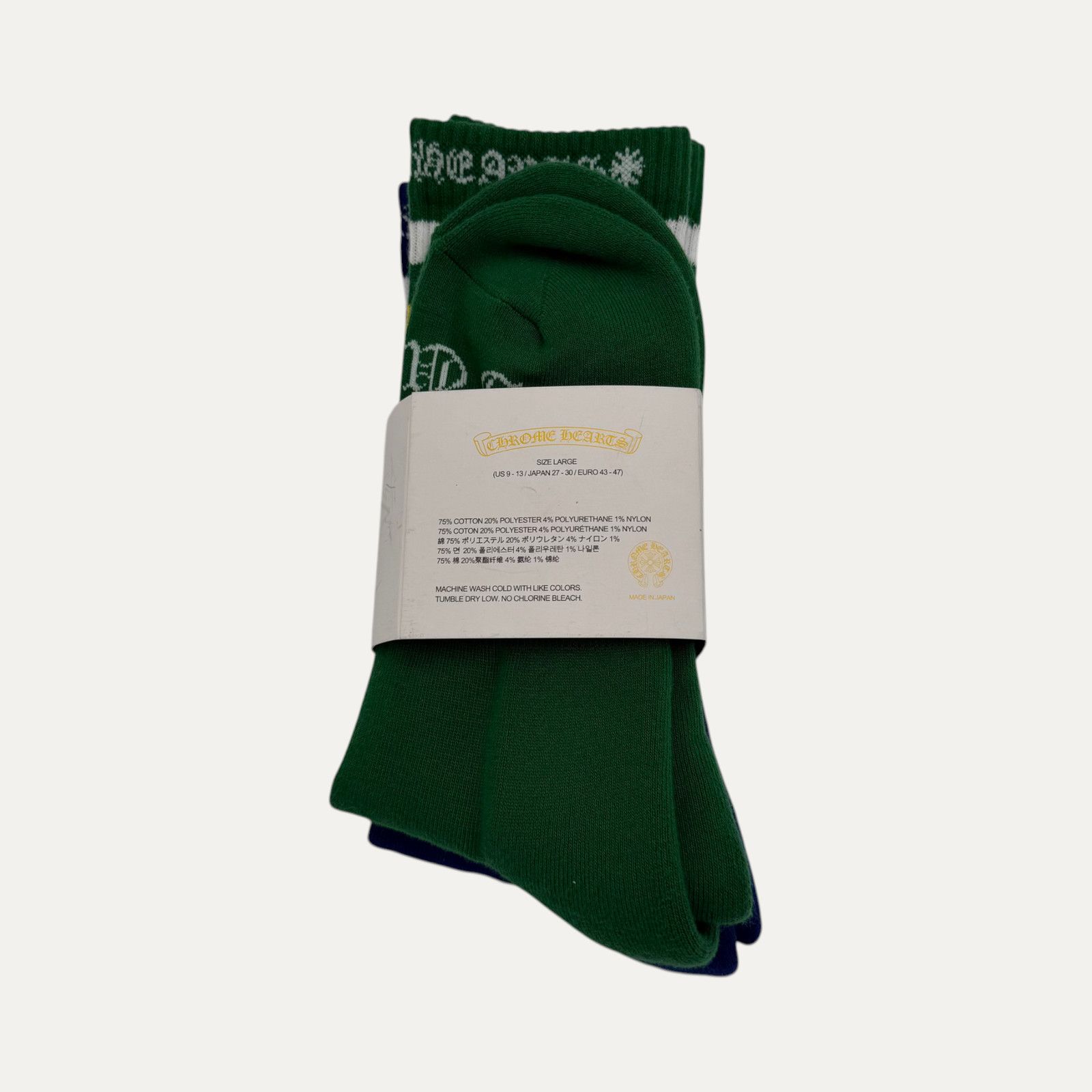 Chrome Hearts Chrome Hearts Striped Dagger Socks Pack Of 2 Size ONE SIZE - 2 Thumbnail