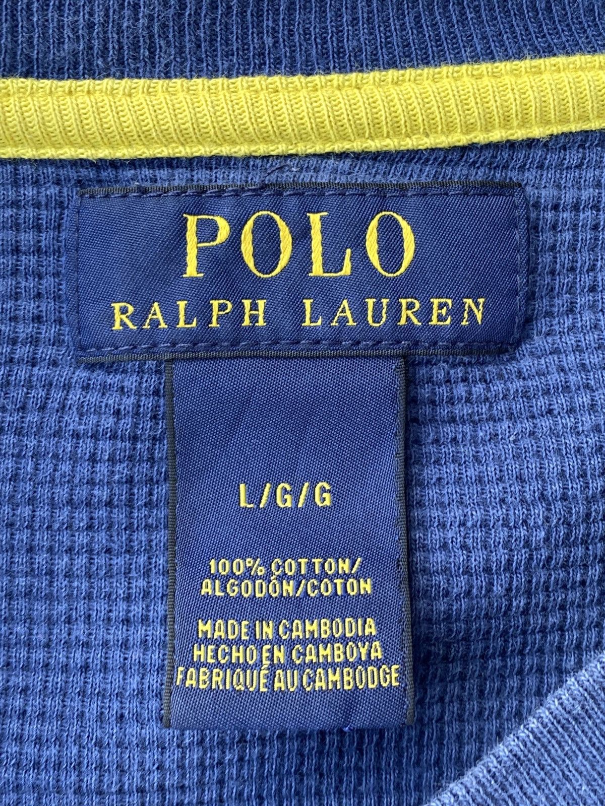 Polo Ralph Lauren Waffle Knit Long Sleeve Sweater