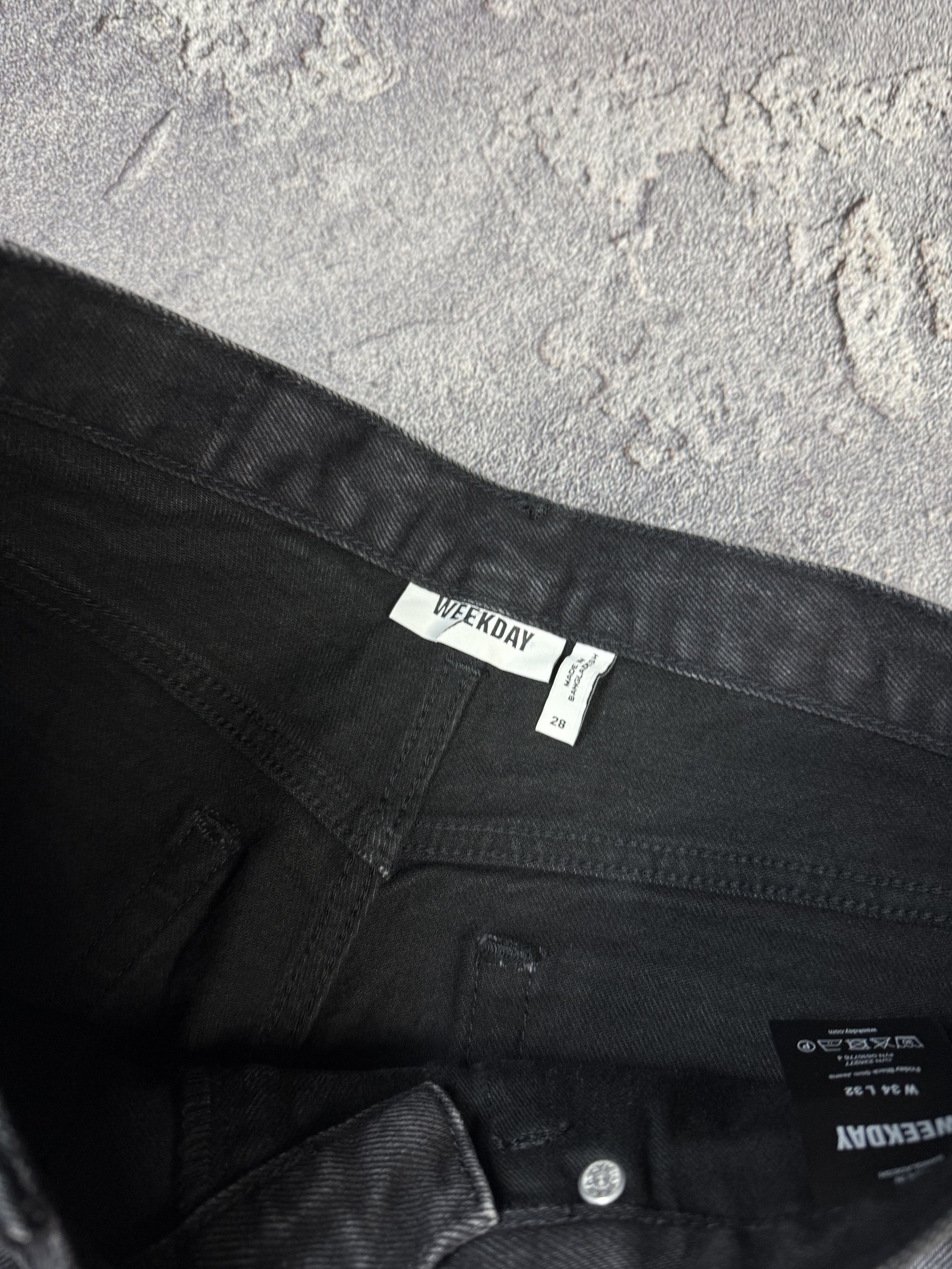 If Six Was Nine Y2K Weekday Faded Straight Leg Jeans Size 28 Size 28" / US 6 / IT 42 - 6 Thumbnail