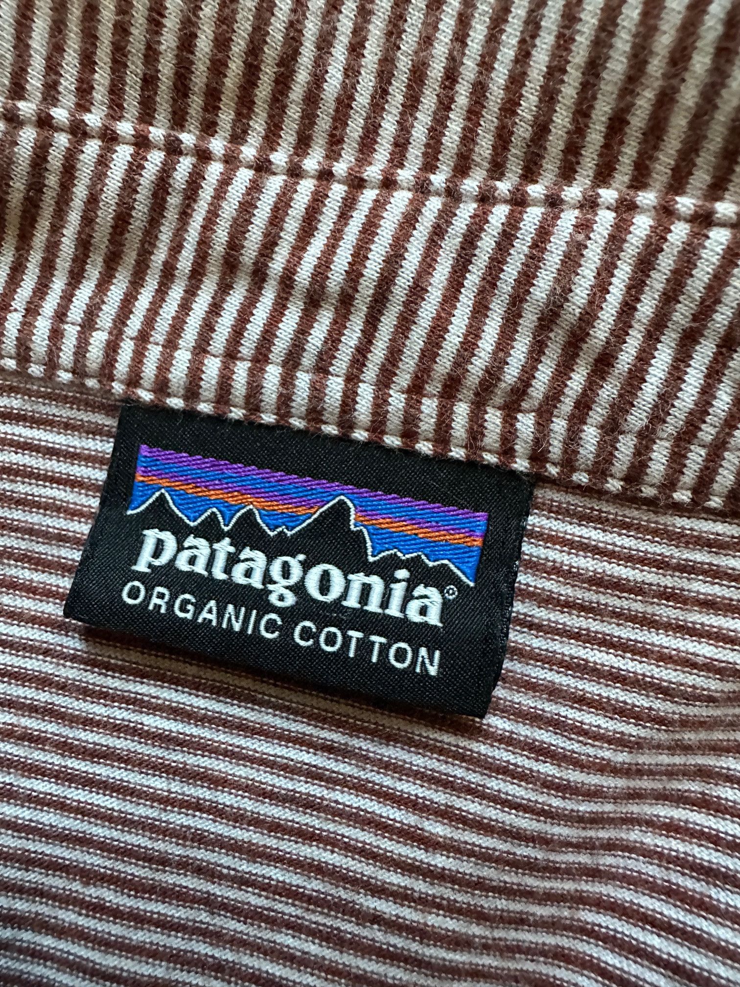 Patagonia Patagonia Squeaky Clean Polo Shirt XL Striped Organic Cotton Size US XL / EU 56 / 4 - 6 Thumbnail