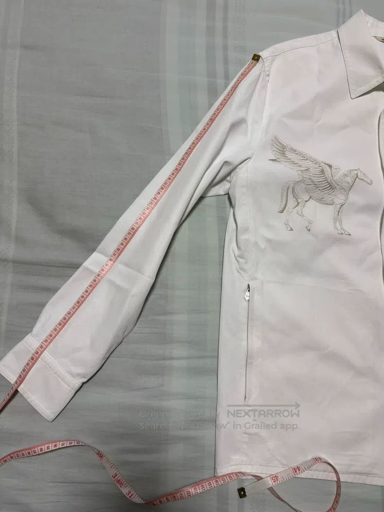 Hermes Hermes Embroidered Denim Jacket, Flying Spur Embroidery, B Size US M / EU 48-50 / 2 - 6 Thumbnail