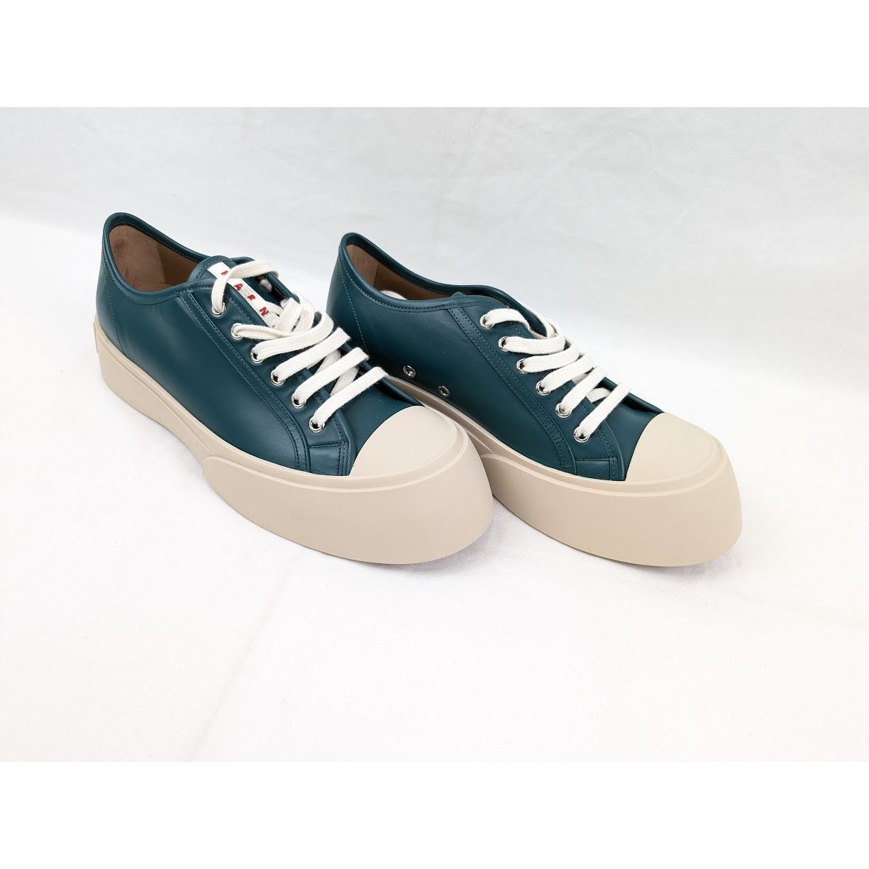 Marni o1rshd1 Low-Top Sneakers in Green/Beige Size US 11 / EU 44 - 14 Thumbnail