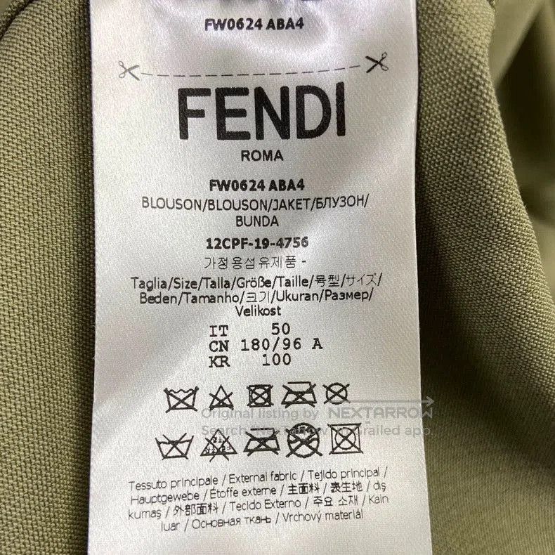 Fendi FENDI Military Green Cargo Jacket. Size US L / EU 52-54 / 3 - 5 Thumbnail