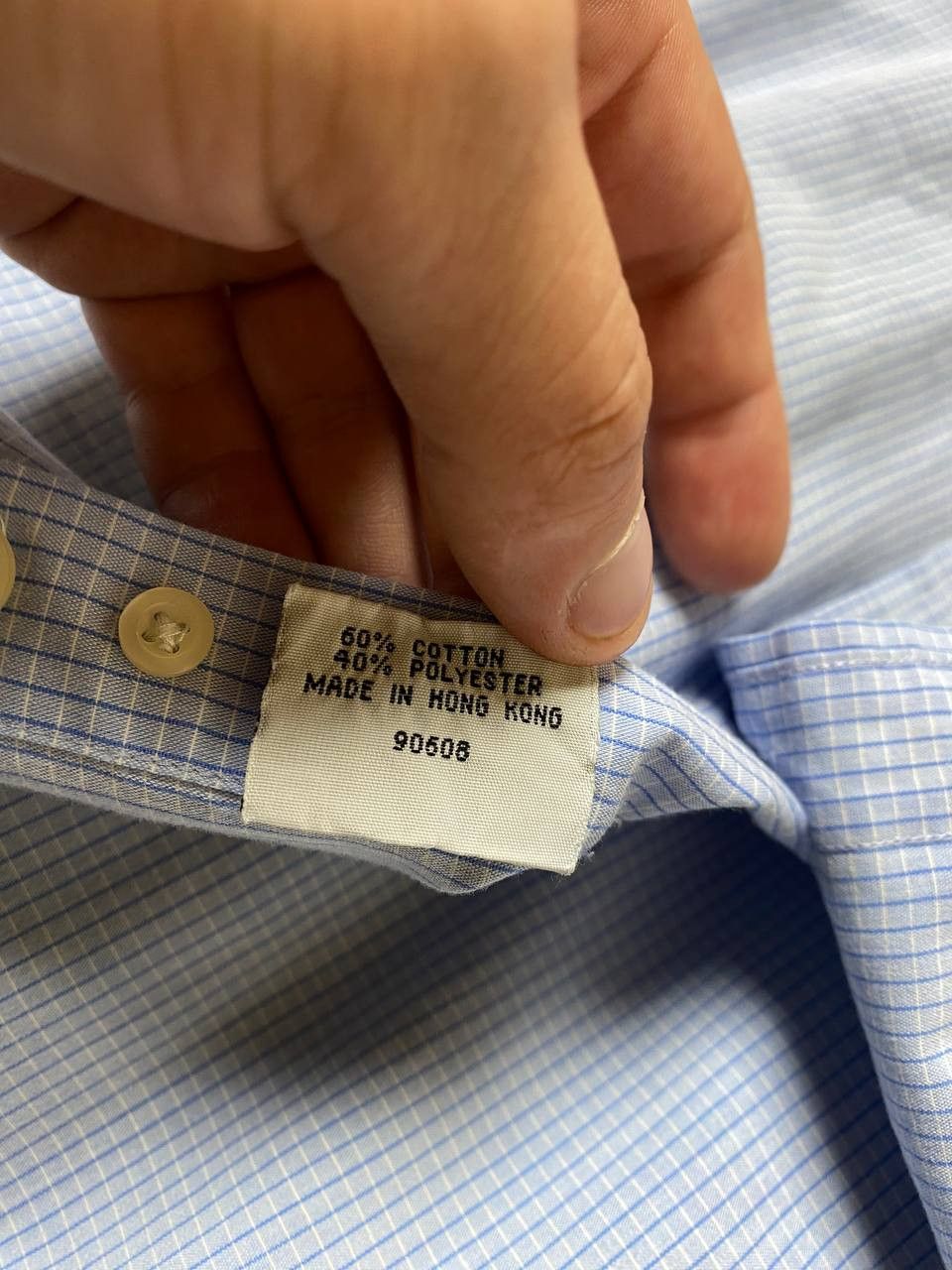 Balmain × Vintage 1990s Balmain Paris Classic Button-Up Shirt Size US L / EU 52-54 / 3 - 4 Thumbnail
