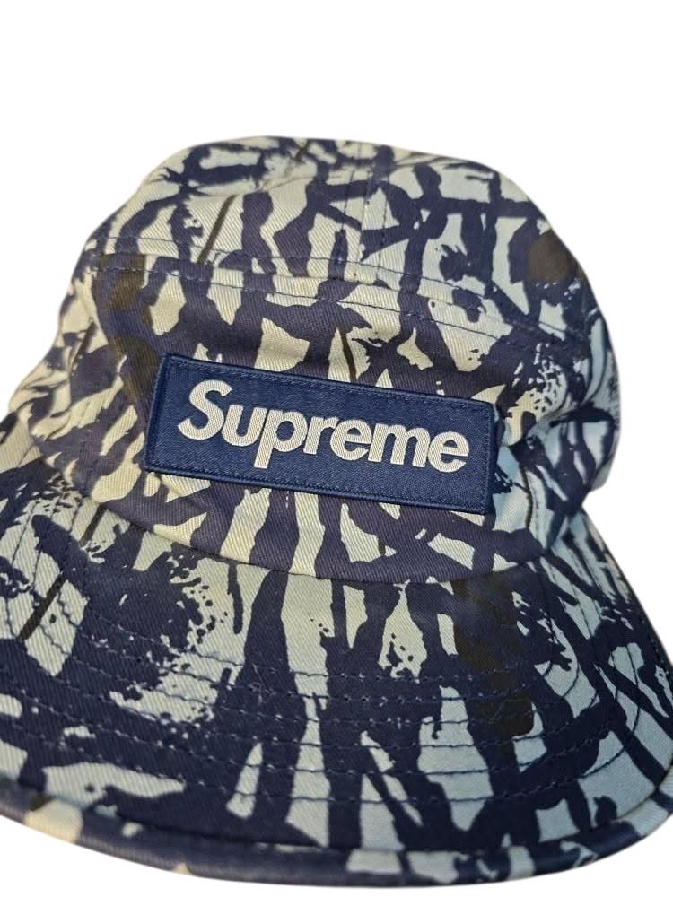 Supreme Navy Blue 5 Panel Cap