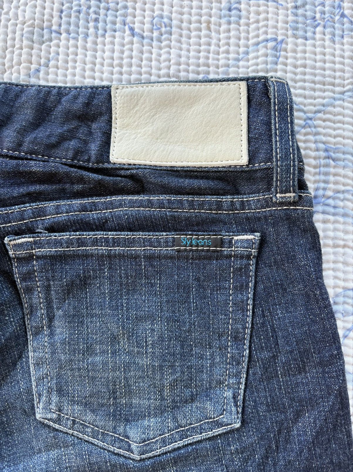 SLY Japanese SLY Glamour Guarented Streetwear Flared Denim Size US 31 - 15 Thumbnail