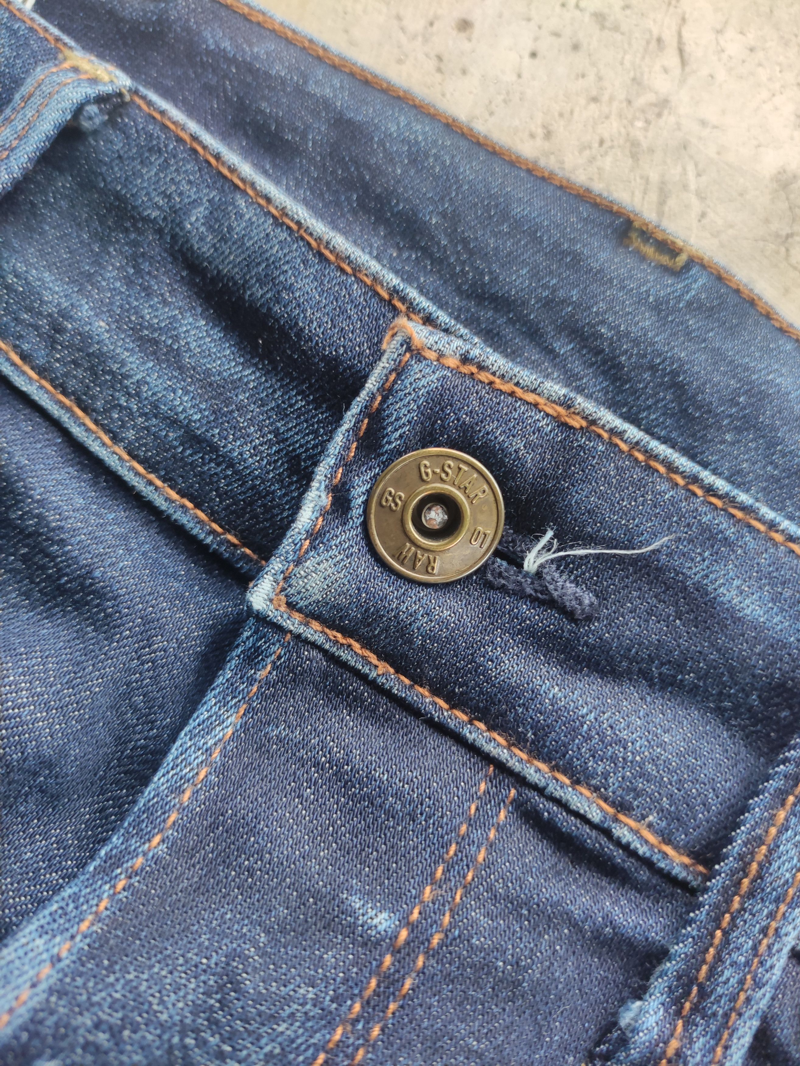 G-Star Vintage G-Star Button Denim Distressed Faded Jean W31 Size US 31 - 5 Thumbnail
