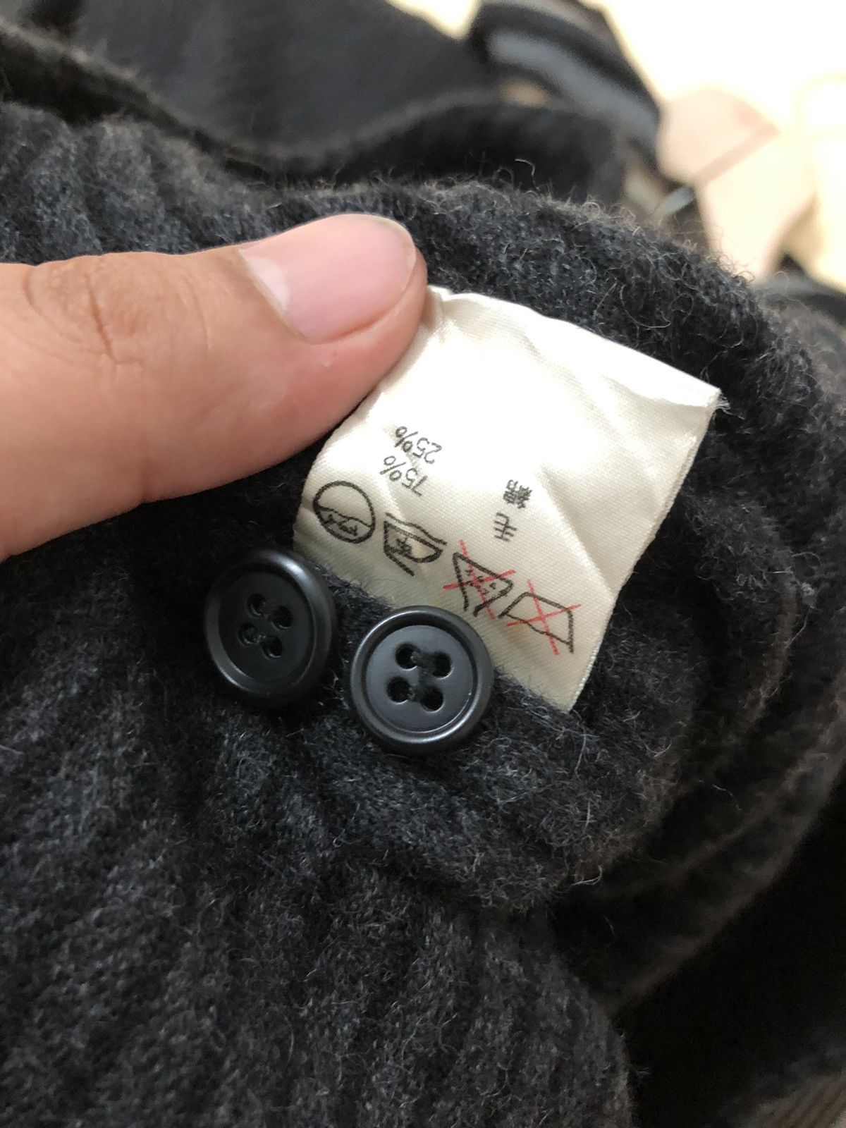 Issey Miyake × Vintage Vintage 70’s Issey Miyake Turtle Neck Sweaters Wool Size US L / EU 52-54 / 3 - 9 Thumbnail