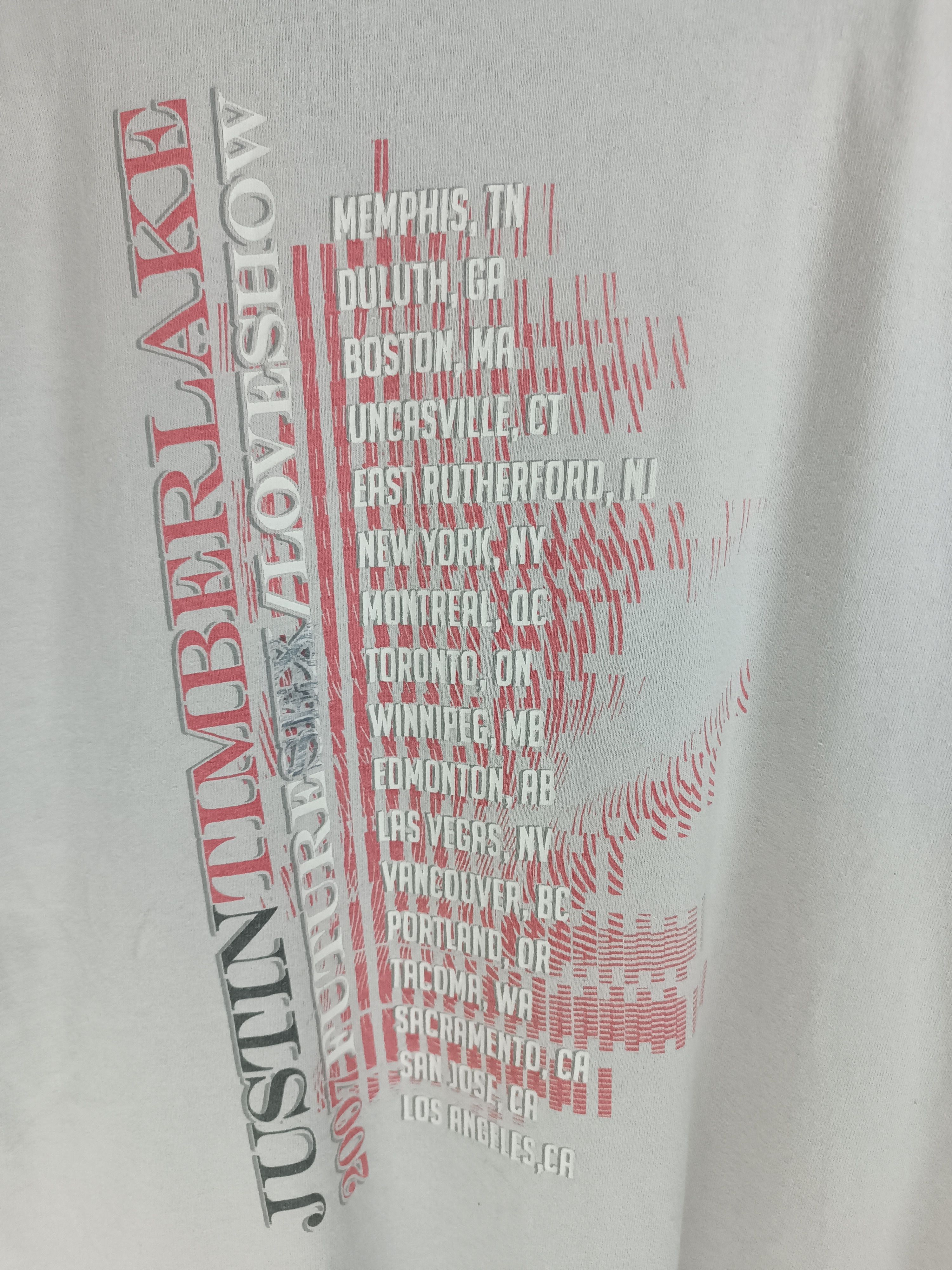Band Tees VINTAGE '07 JUSTIN TIMBERLAKE FUTURESEX LOVESHOW VERY RARE Size US M / EU 48-50 / 2 - 15 Thumbnail