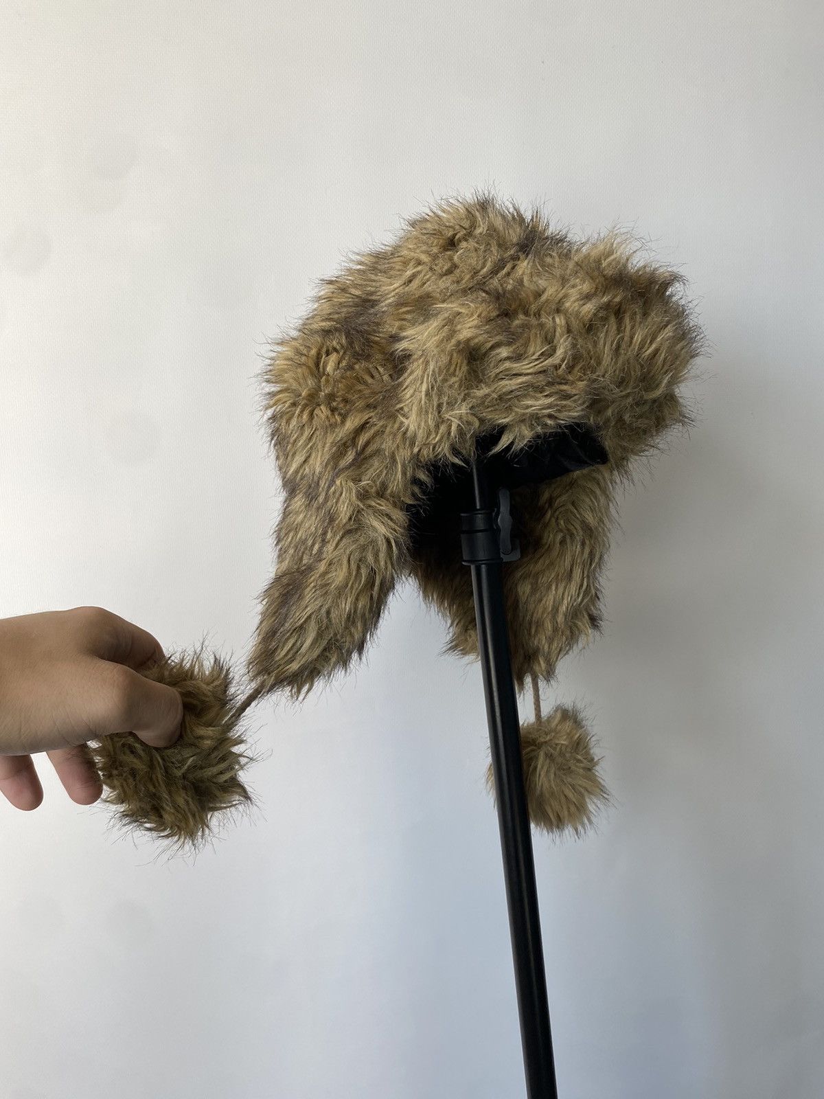 Japanese Brand × Vintage Y2K HYPE FUZZY MOHAIRE AVIATOR USSR USHANKA HAT bubble Size ONE SIZE - 5 Thumbnail