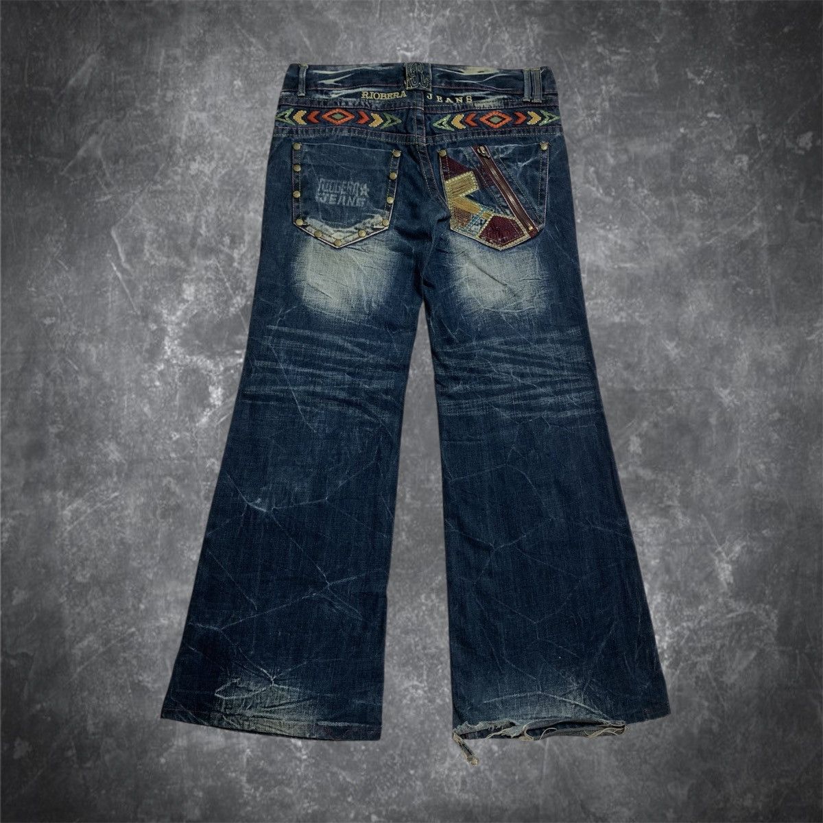 If Six Was Nine 2000s japanese archive Flared denim jeans Size US 34 / EU 50 - 1 Thumbnail
