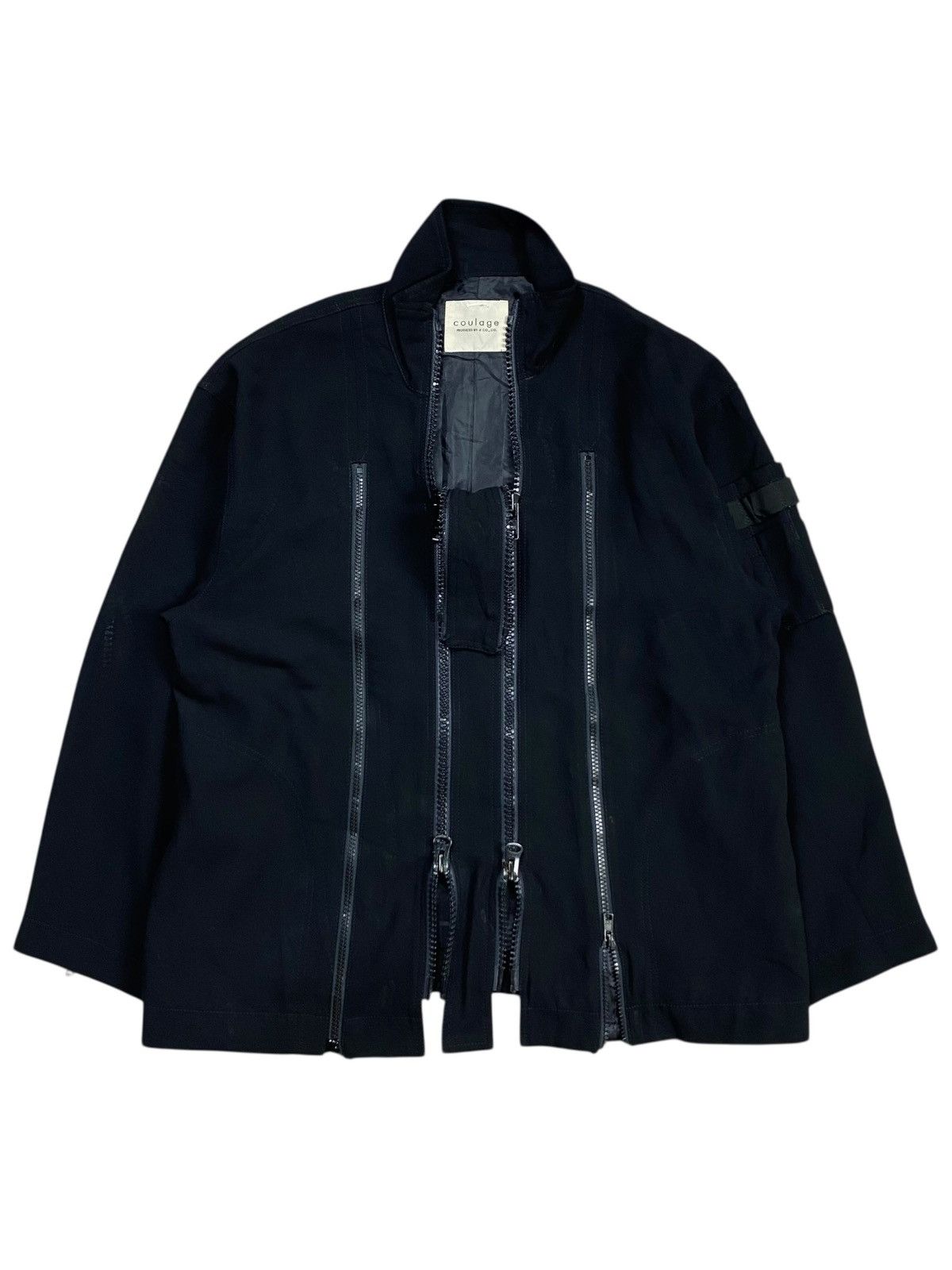 20471120 1990s Coulage - Cyber Multizip Jacket Size US M / EU 48-50 / 2 - 3 Thumbnail