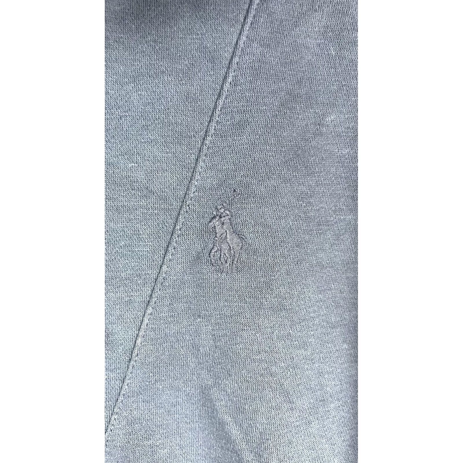 Polo Ralph Lauren Polo Ralph Lauren Mens Small Gray 1/4 Zip Mock Neck Stripe Pony Logo Sweatshirt Size US S / EU 44-46 / 1 - 2 Thumbnail