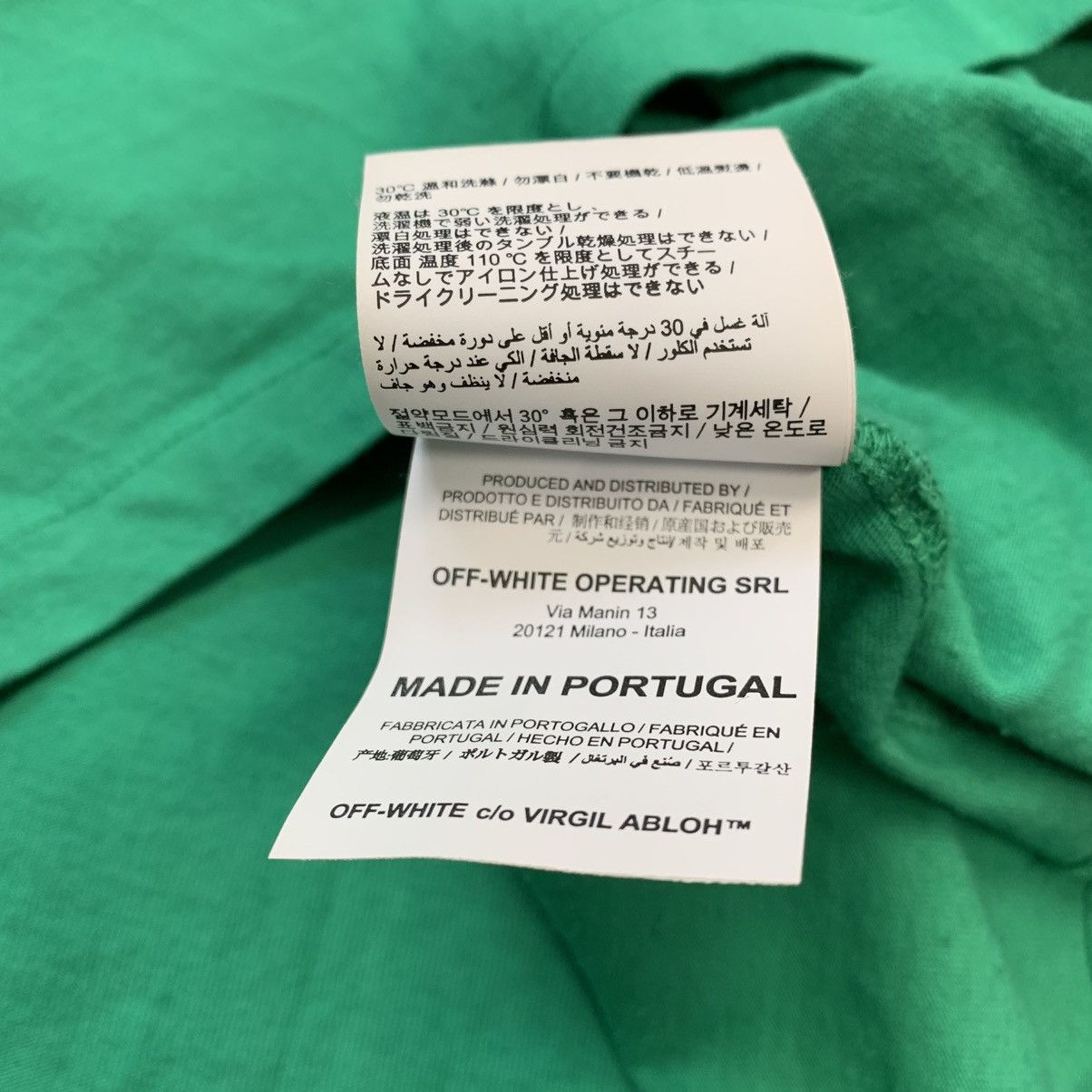 Off-White Off White Large Tee Fence Arrows Green T-Shirt Virgil Abloh Size US L / EU 52-54 / 3 - 10 Thumbnail