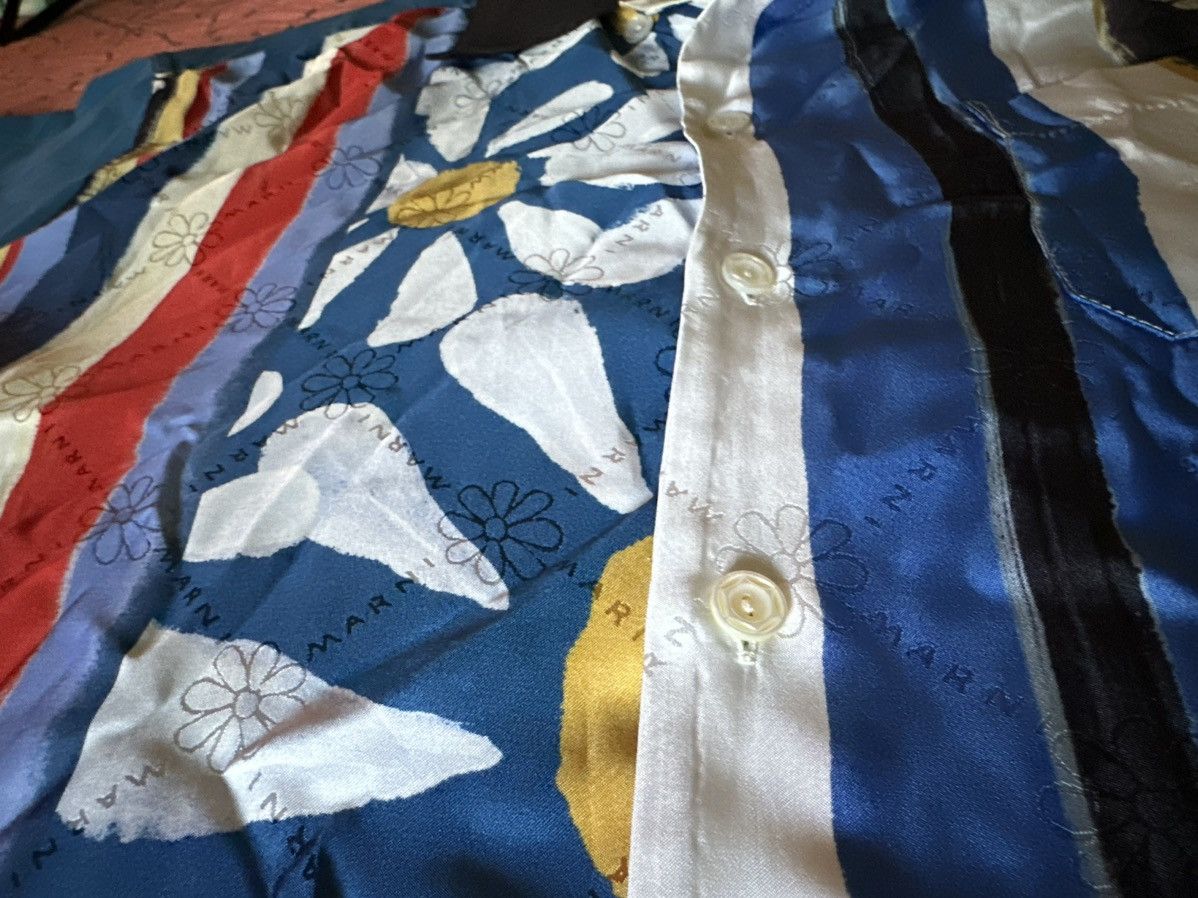 Marni Marni Mixed Fabrics Bowling Shirt Size US XL / EU 56 / 4 - 4 Thumbnail