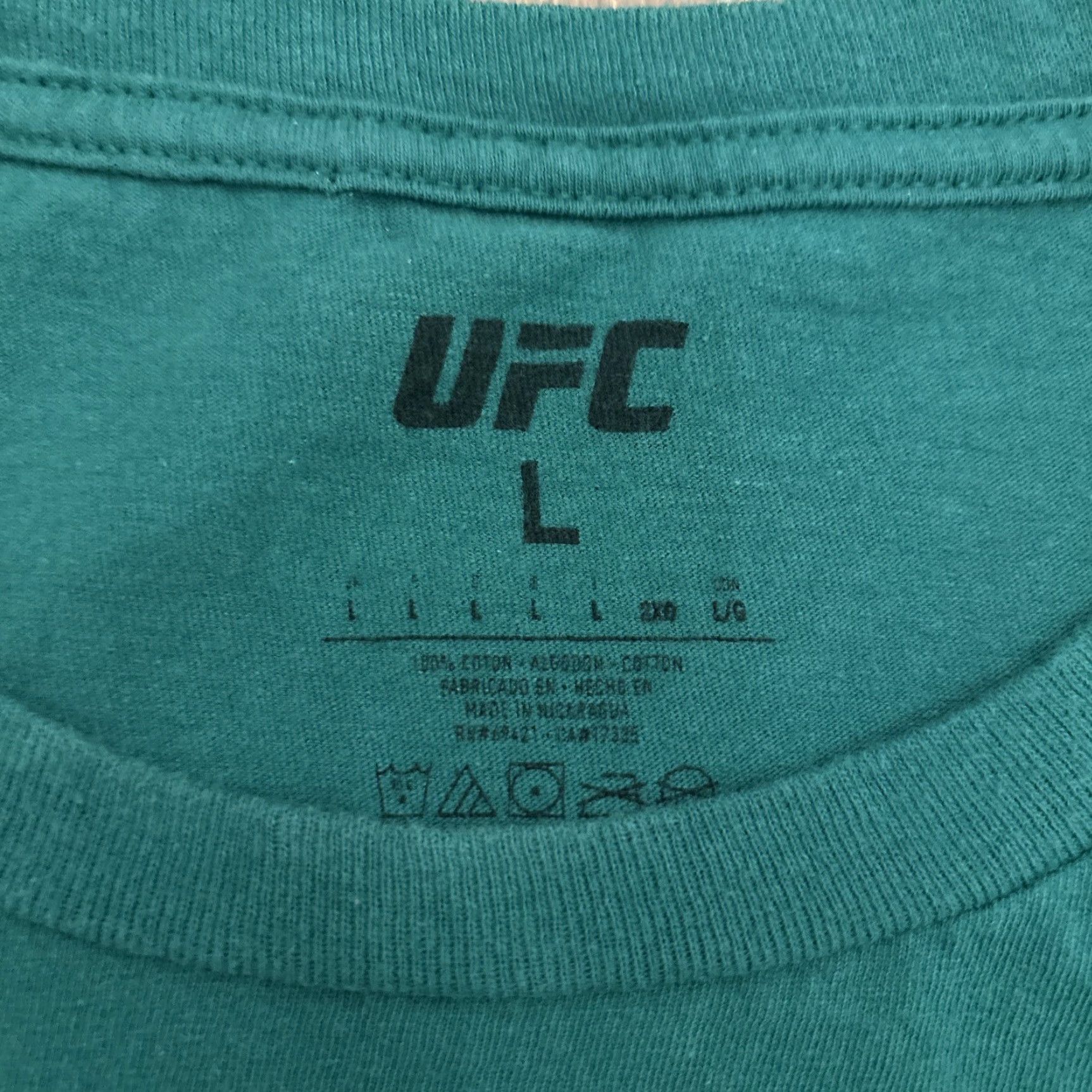 UFC UFC Conor McGregor "The Notorious" Green T-Shirt Adult Large Sports Mens Size US L / EU 52-54 / 3 - 3 Thumbnail