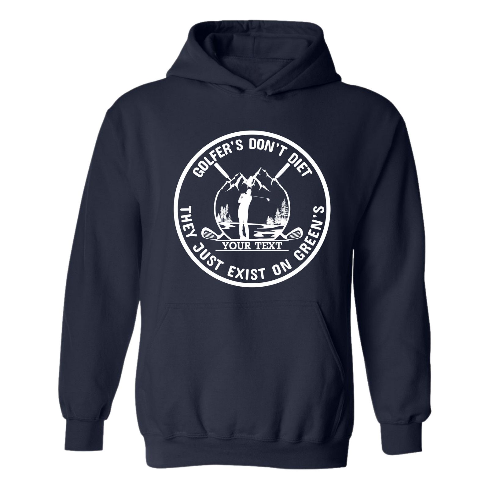 & Other Stories Golf Hoodie Golfers Dont Diet Custom Name Golfer Sweatshirt Size US L / EU 52-54 / 3 - 10 Thumbnail