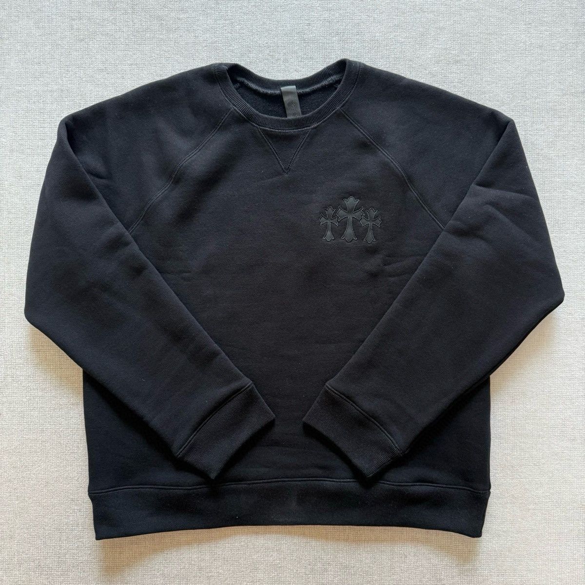Chrome Hearts Chrome Hearts Triple Cross Nylon patch Crewneck Size US M / EU 48-50 / 2 - 1 Thumbnail