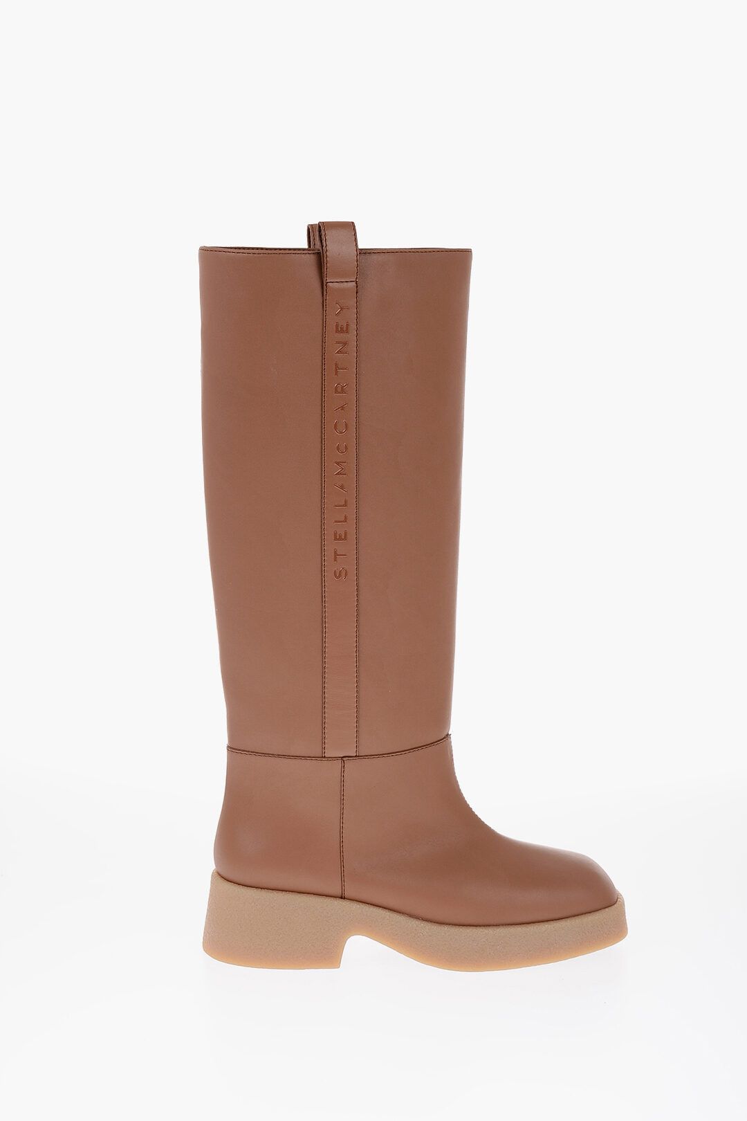 og1mm0824 Rubber Sole Skyla Cuir Boots in Brown