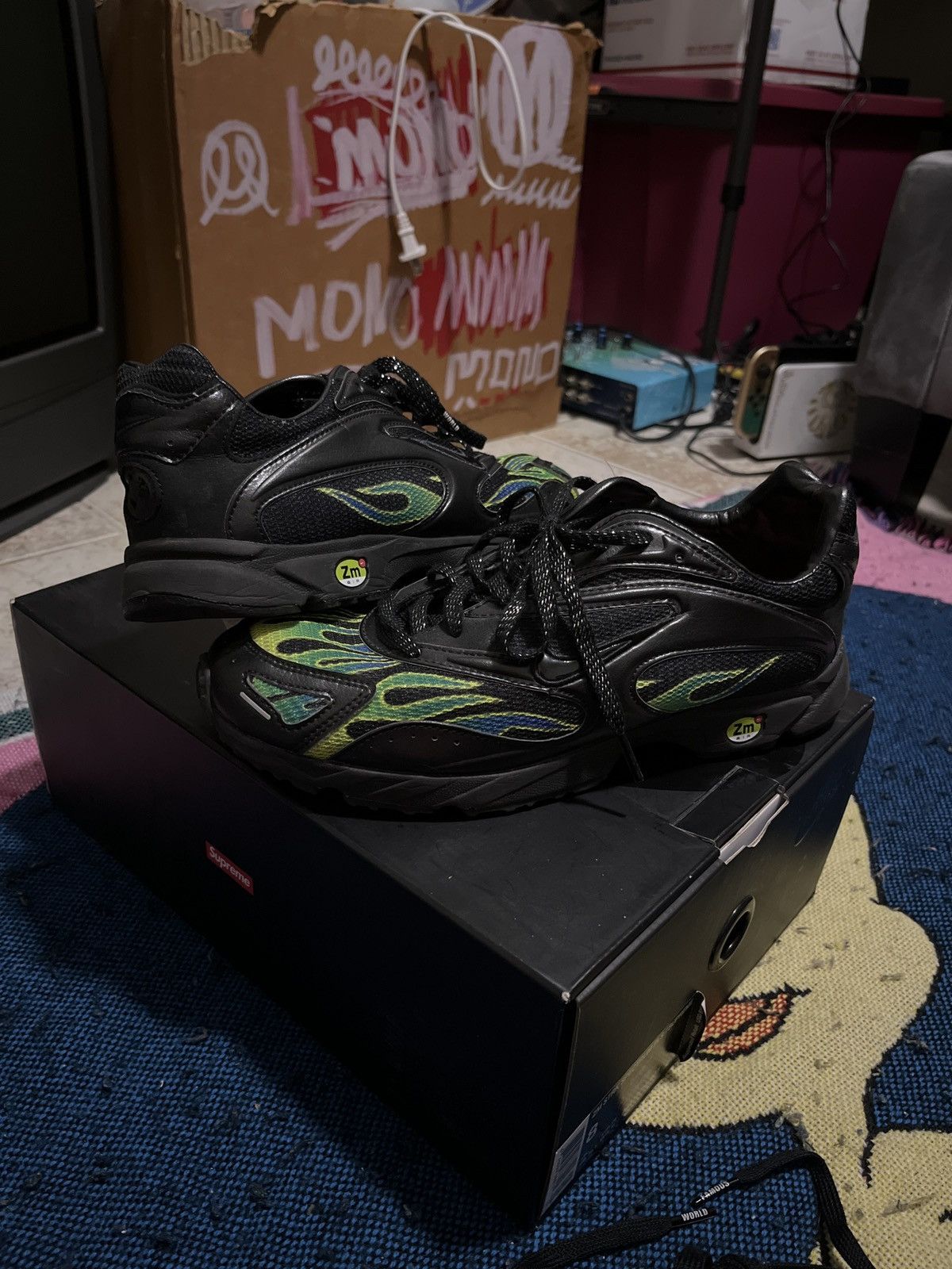 image of Nike Zm Strk Spectrum Pls Shoes in Black, Men's (Size 8)