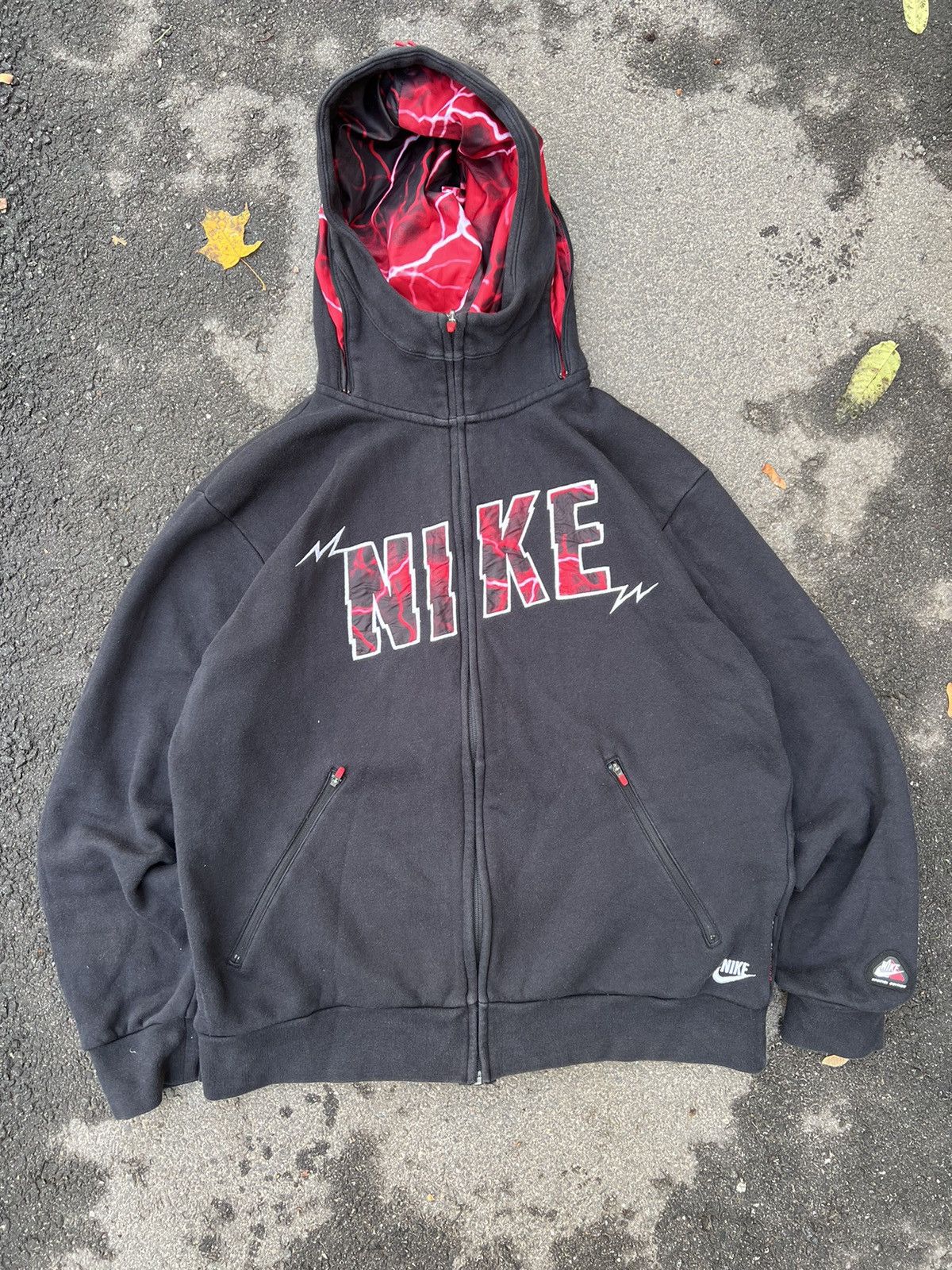Nike Vintage Nike Spellout Zip Up Hoodie big centr logo y2k Size US M / EU 48-50 / 2 - 15 Thumbnail