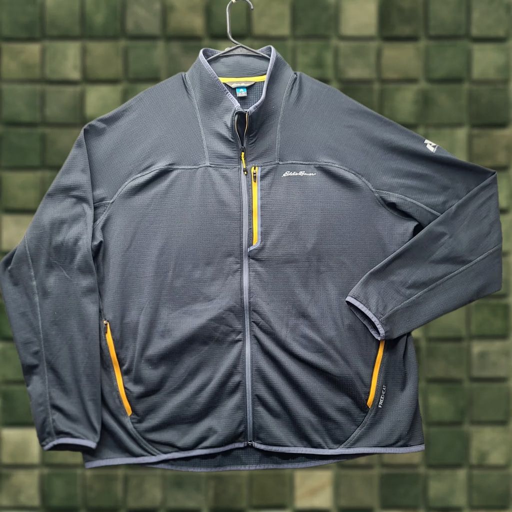 Eddie Bauer Eddie Bauer First Ascent High Route Jacket Men 2XL Regular Gray Solid Zip Full Lightweight Hiking Walking Size US XXL / EU 58 / 5 - 1 Thumbnail