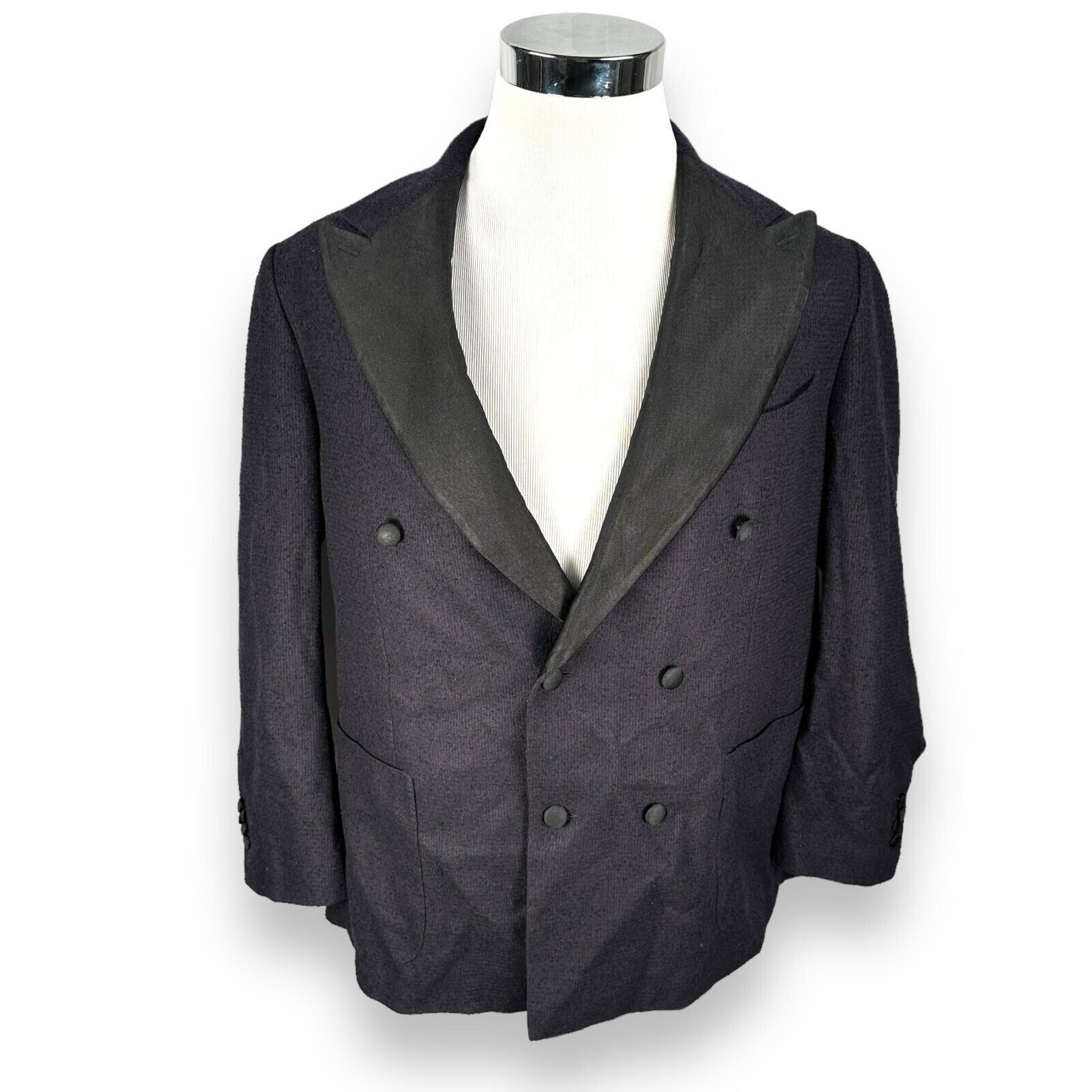 Suitsupply Suitsupply Blazer Jacket Men 42S Weave Wool Double Breasted Size 42S - 1 Thumbnail
