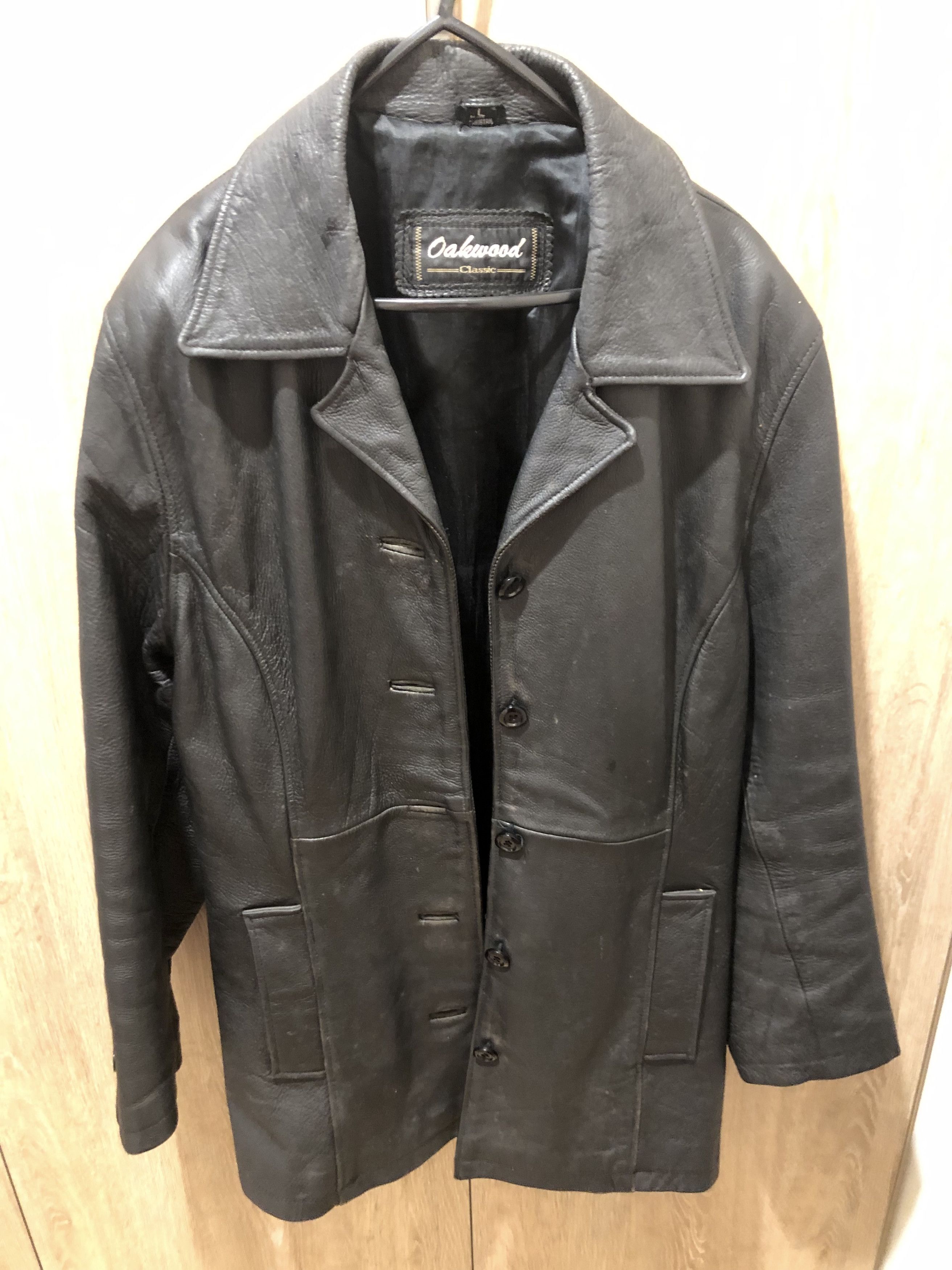 Other Mens Black Vintage Leather Jacket Size US L / EU 52-54 / 3 - 1 Thumbnail
