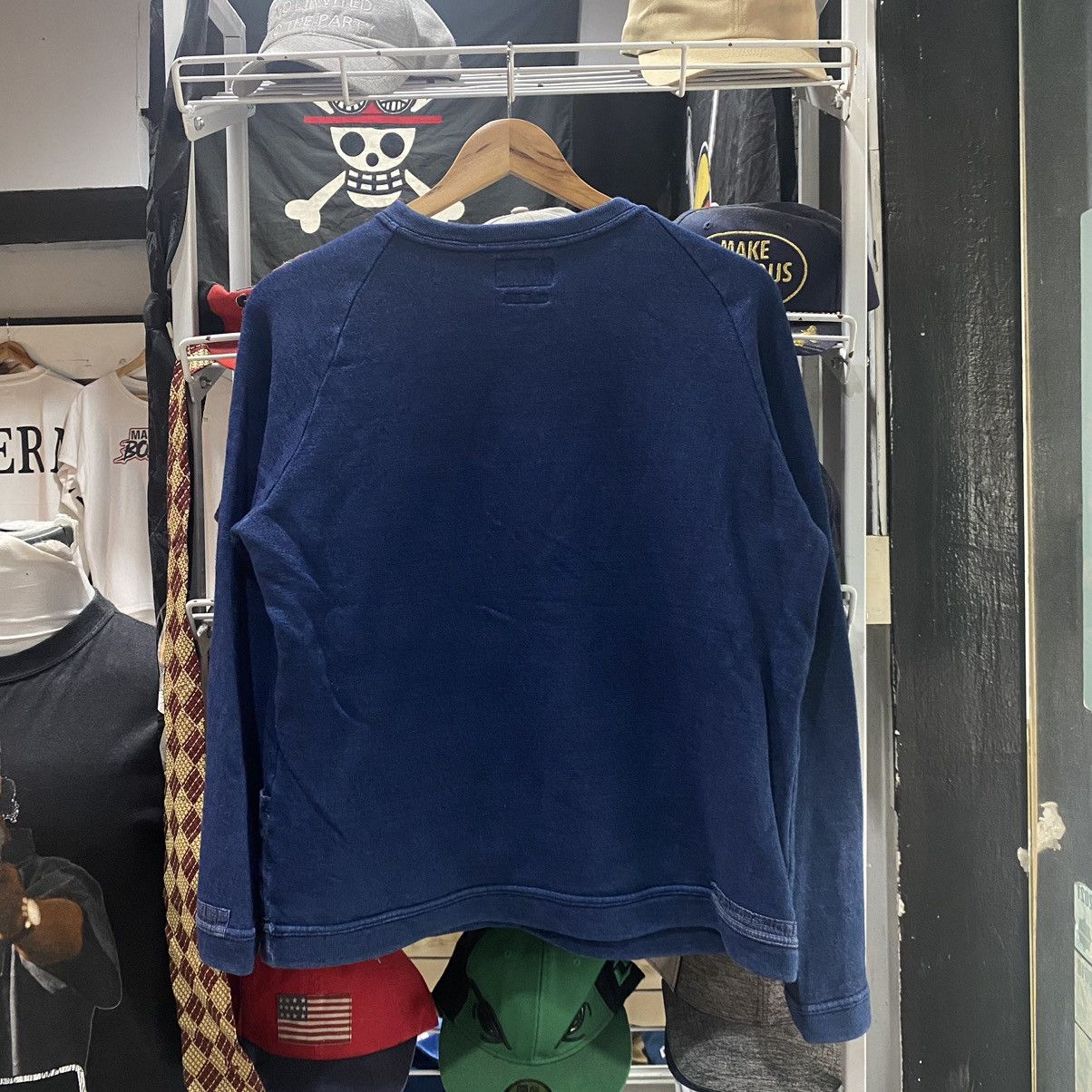 Blue Blue Japan Blue blue Japan. Patches sweatshirt in indigo blue. Size US S / EU 44-46 / 1 - 2 Thumbnail